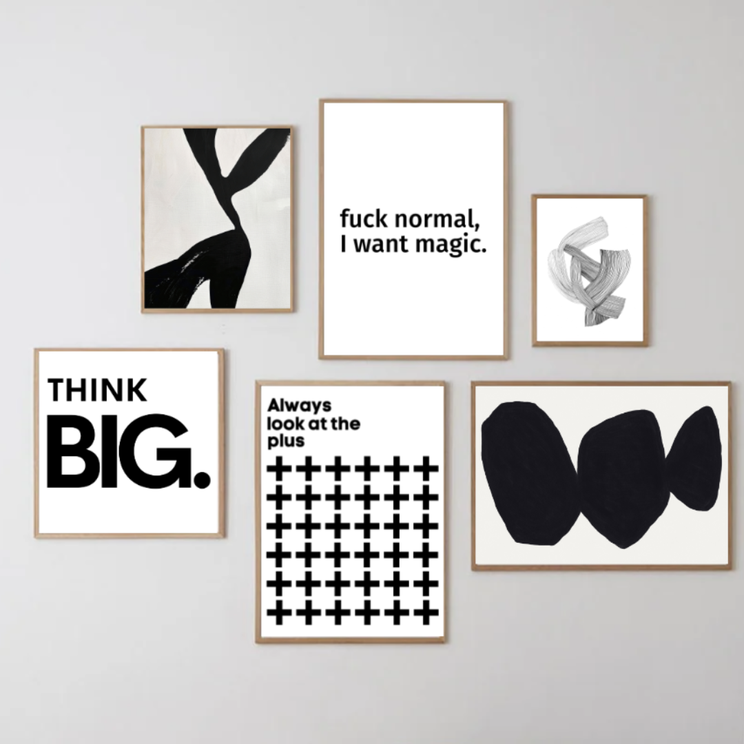 איך ליצור קיר גלריה מושלם לסלון שלכם