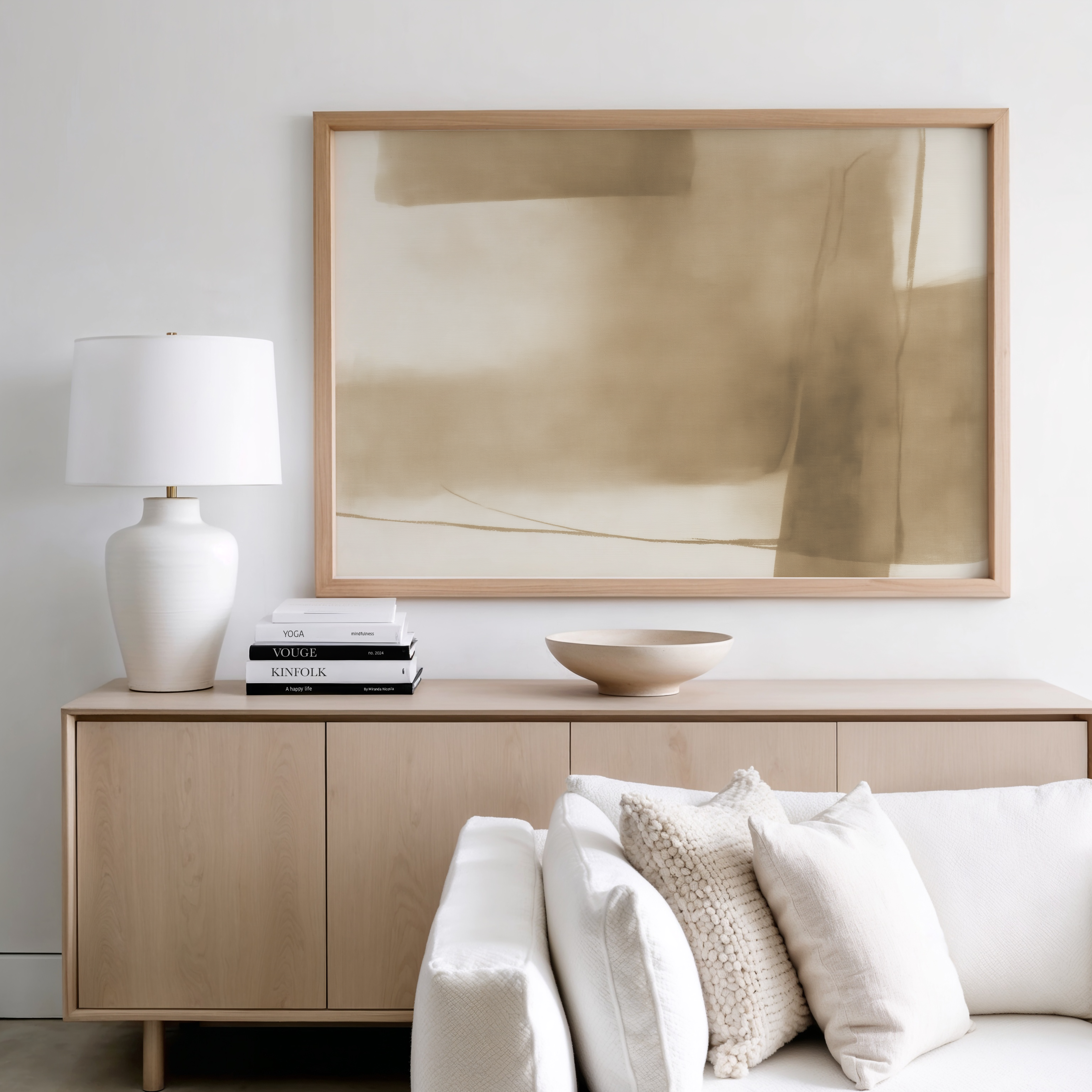 חום/שמנת/בז׳