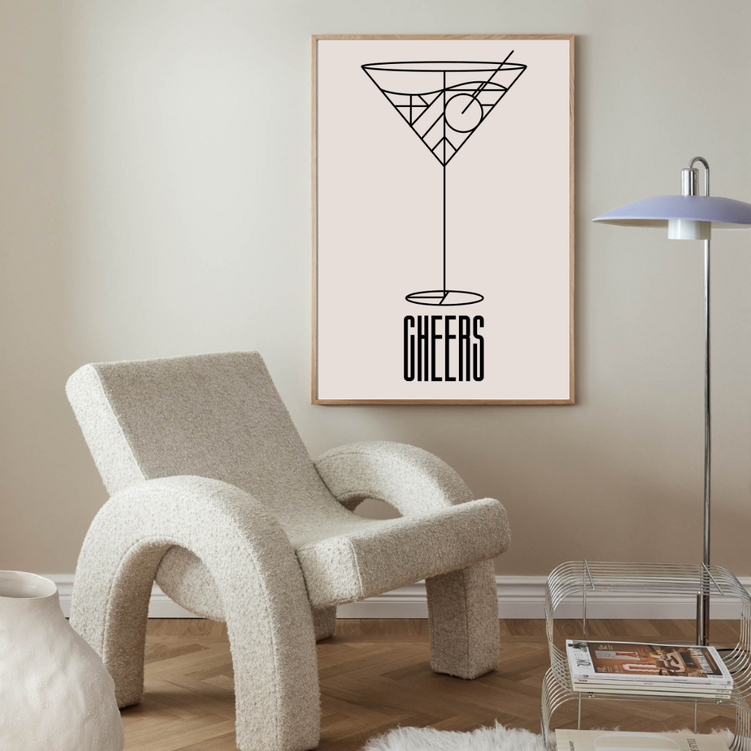 CHEERS תמונת קיר דגם