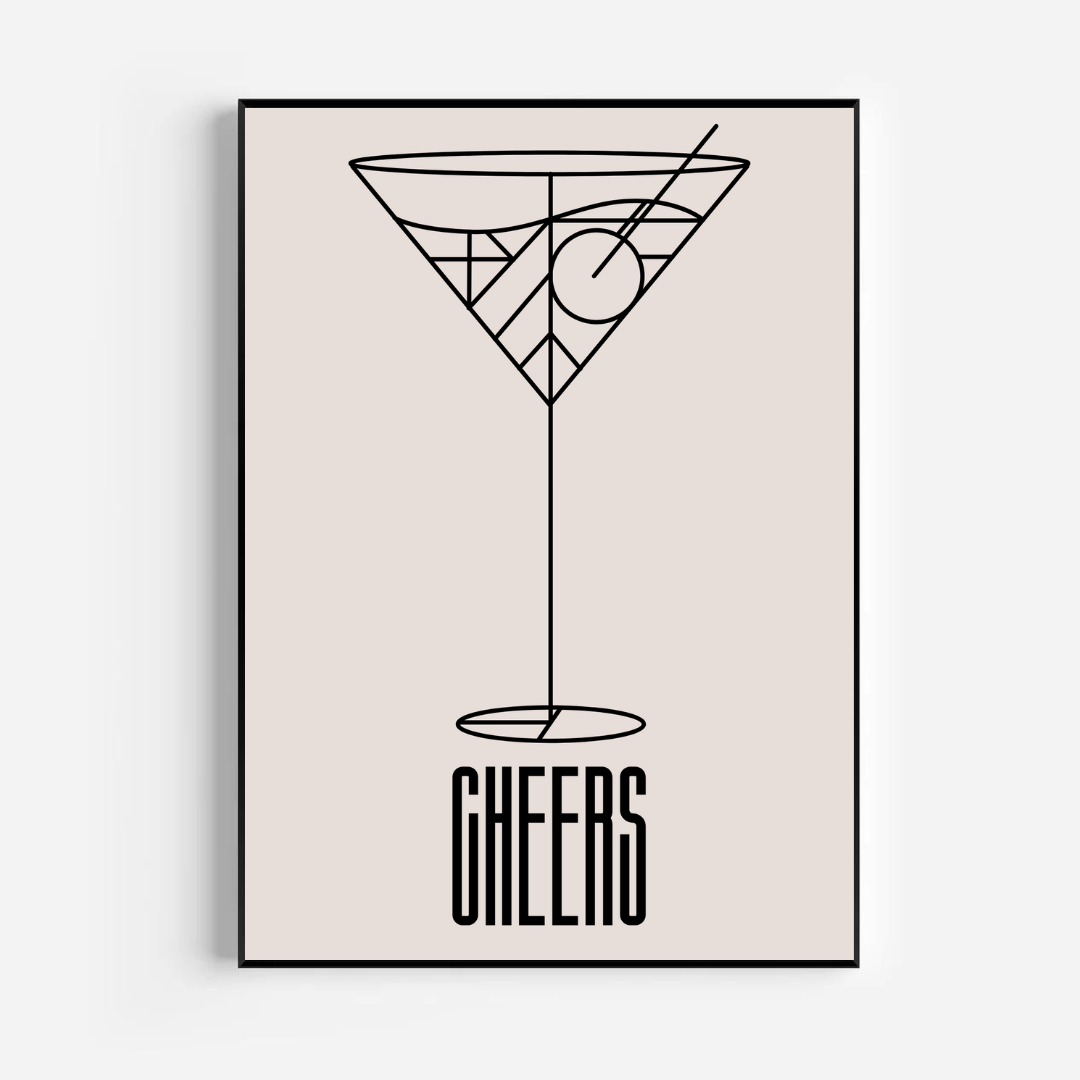 CHEERS תמונת קיר דגם