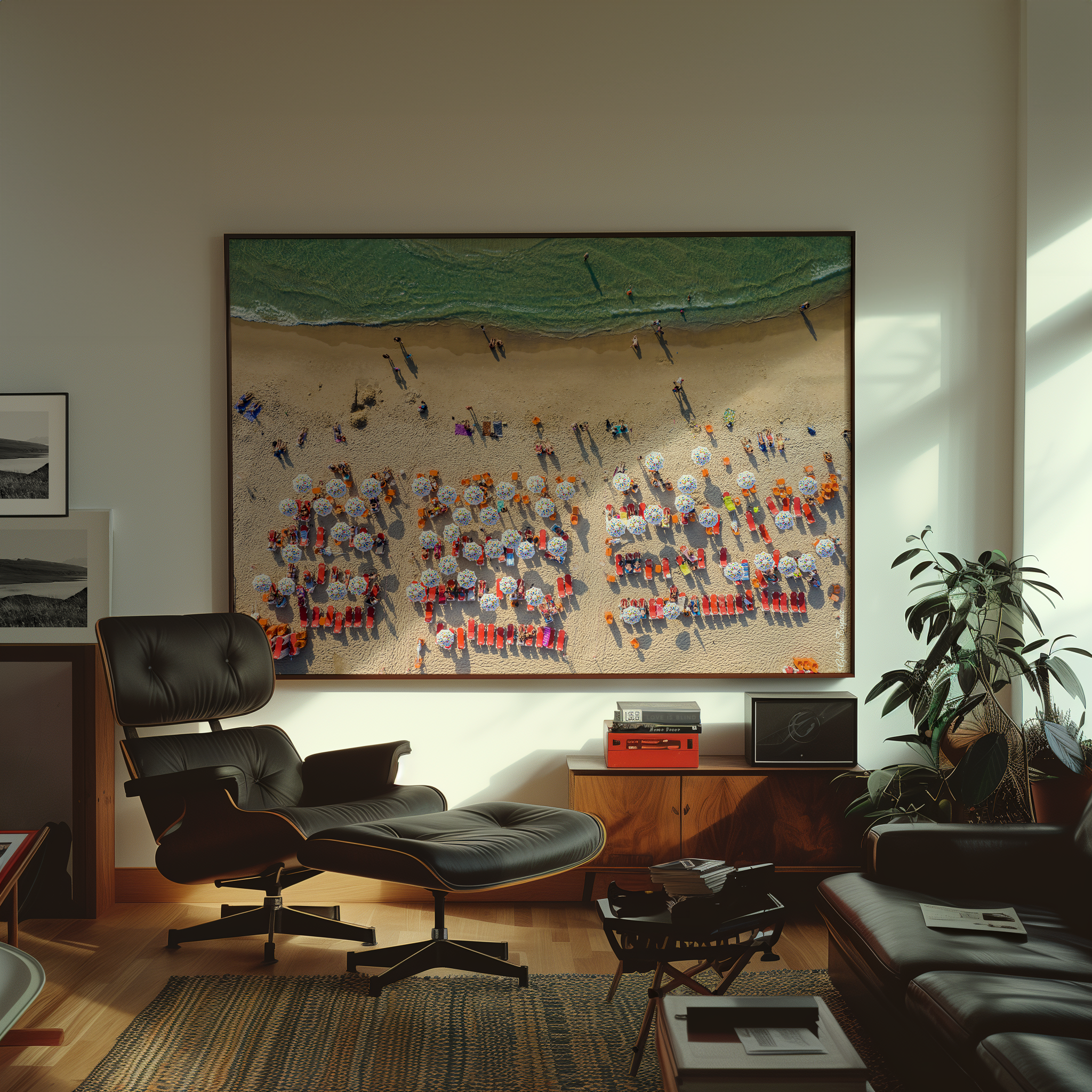 The Beach in Tel Aviv - by artist Gilad Topaz