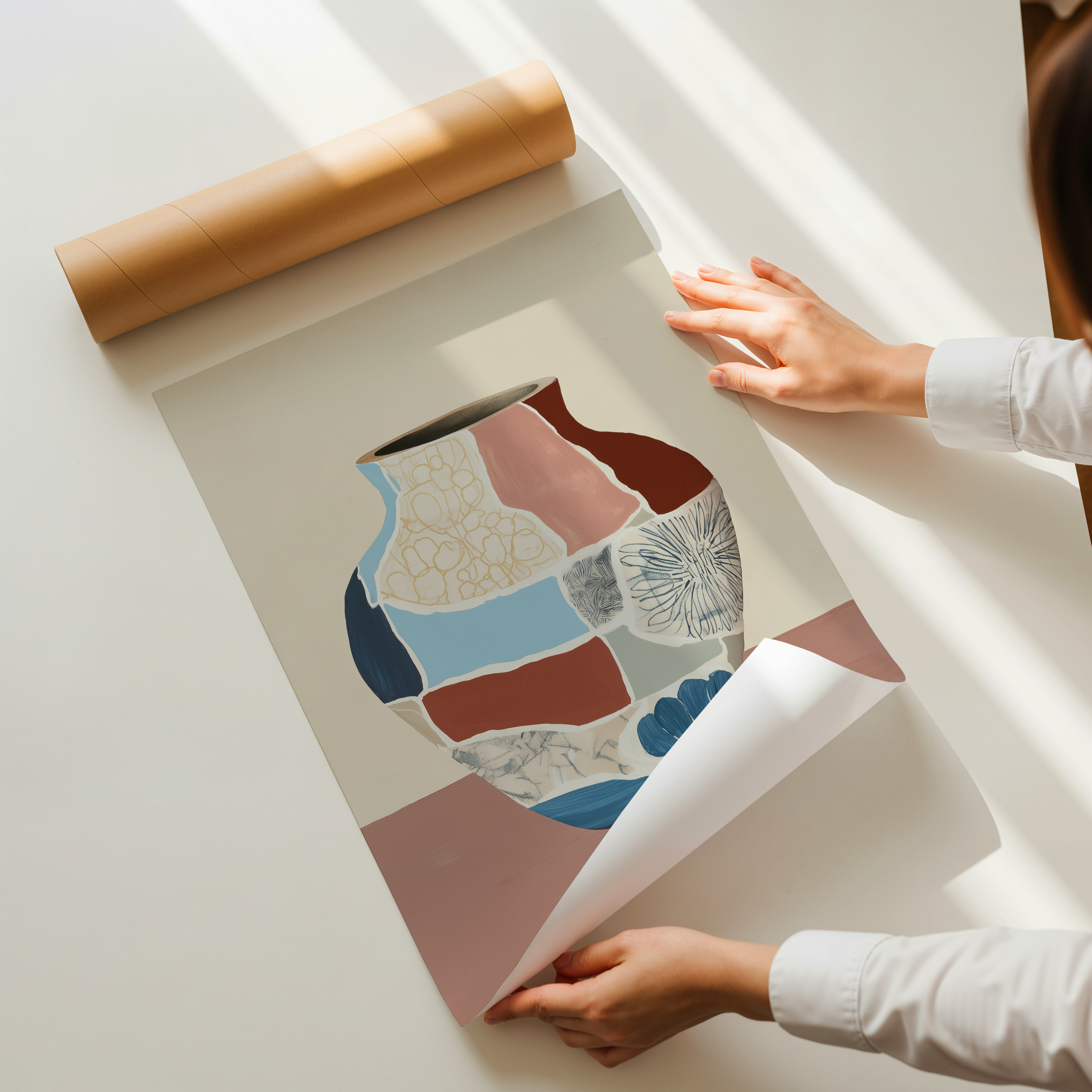 הדפס אומנות דגם Illdora