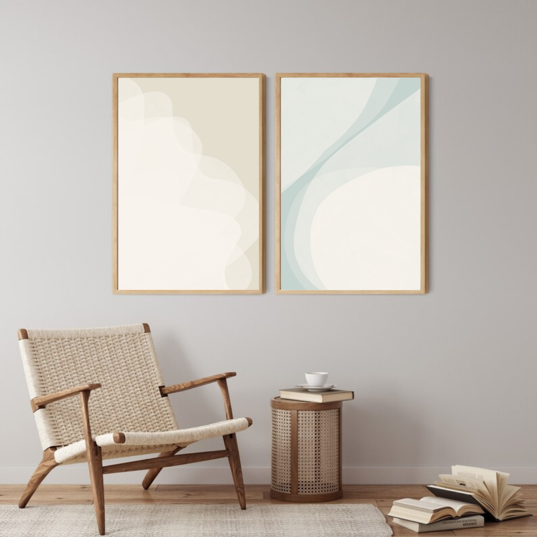 סט תמונות דגם קייטלי קנבס + מסגור