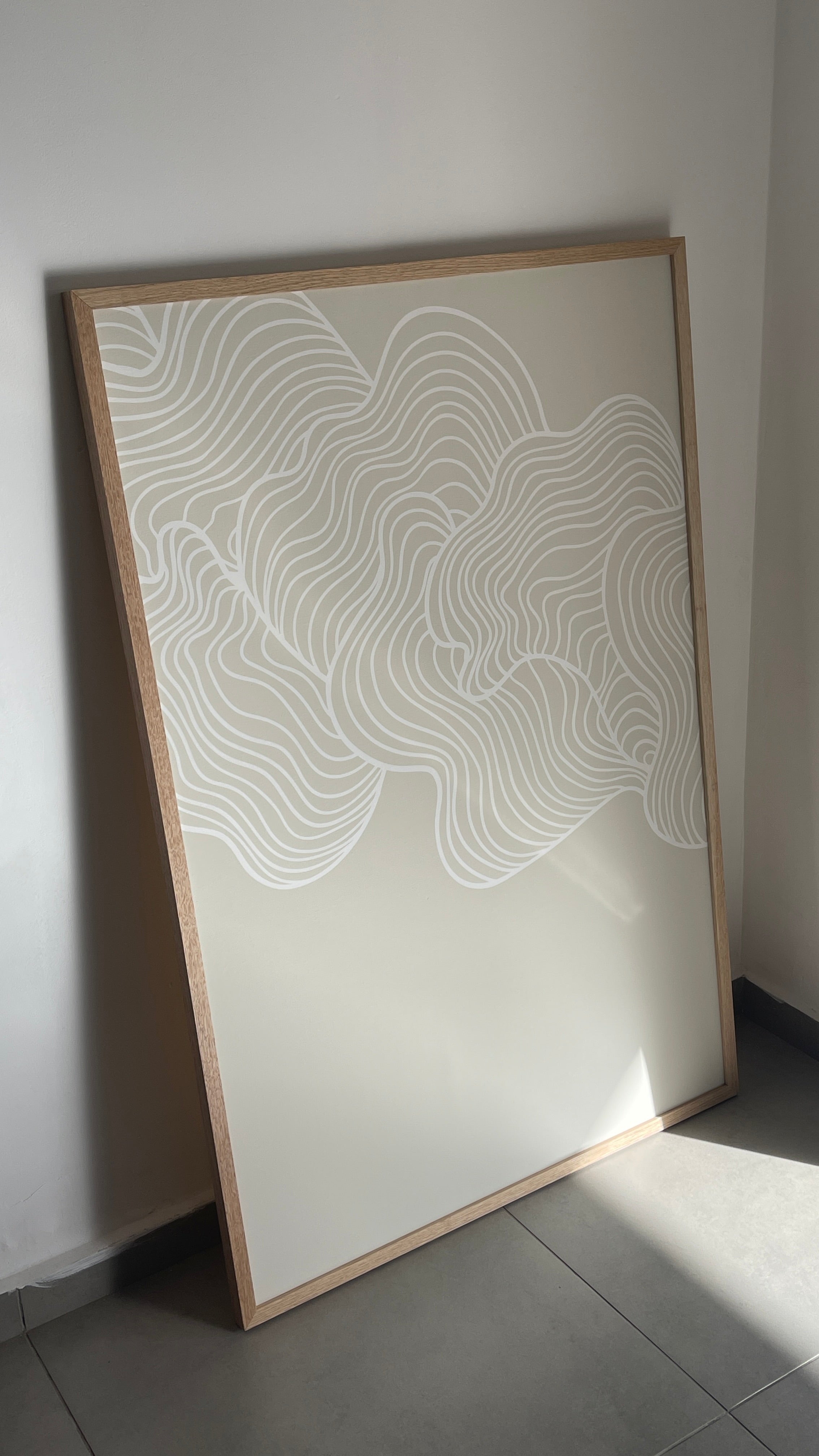 דגם לארס - קנבס+מסגור