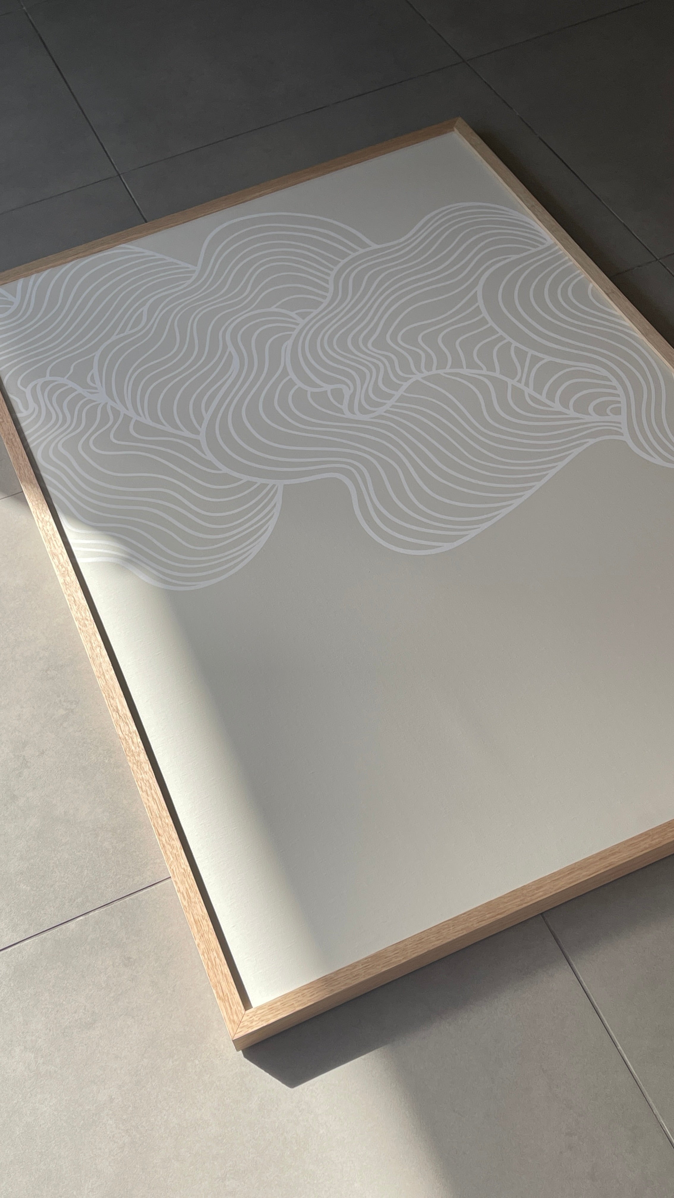 דגם לארס - קנבס+מסגור