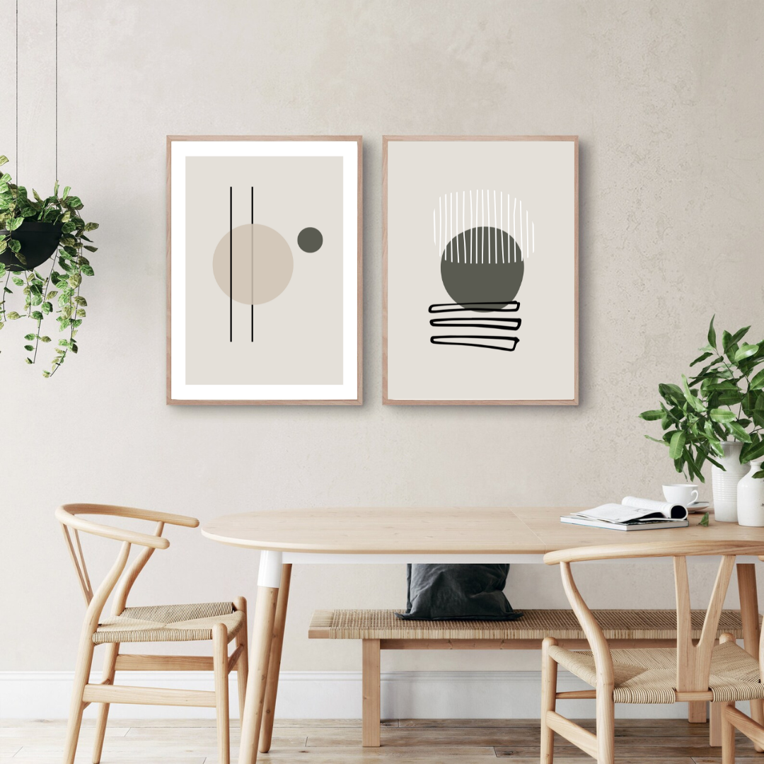 A set of pictures for the living room, model Glance