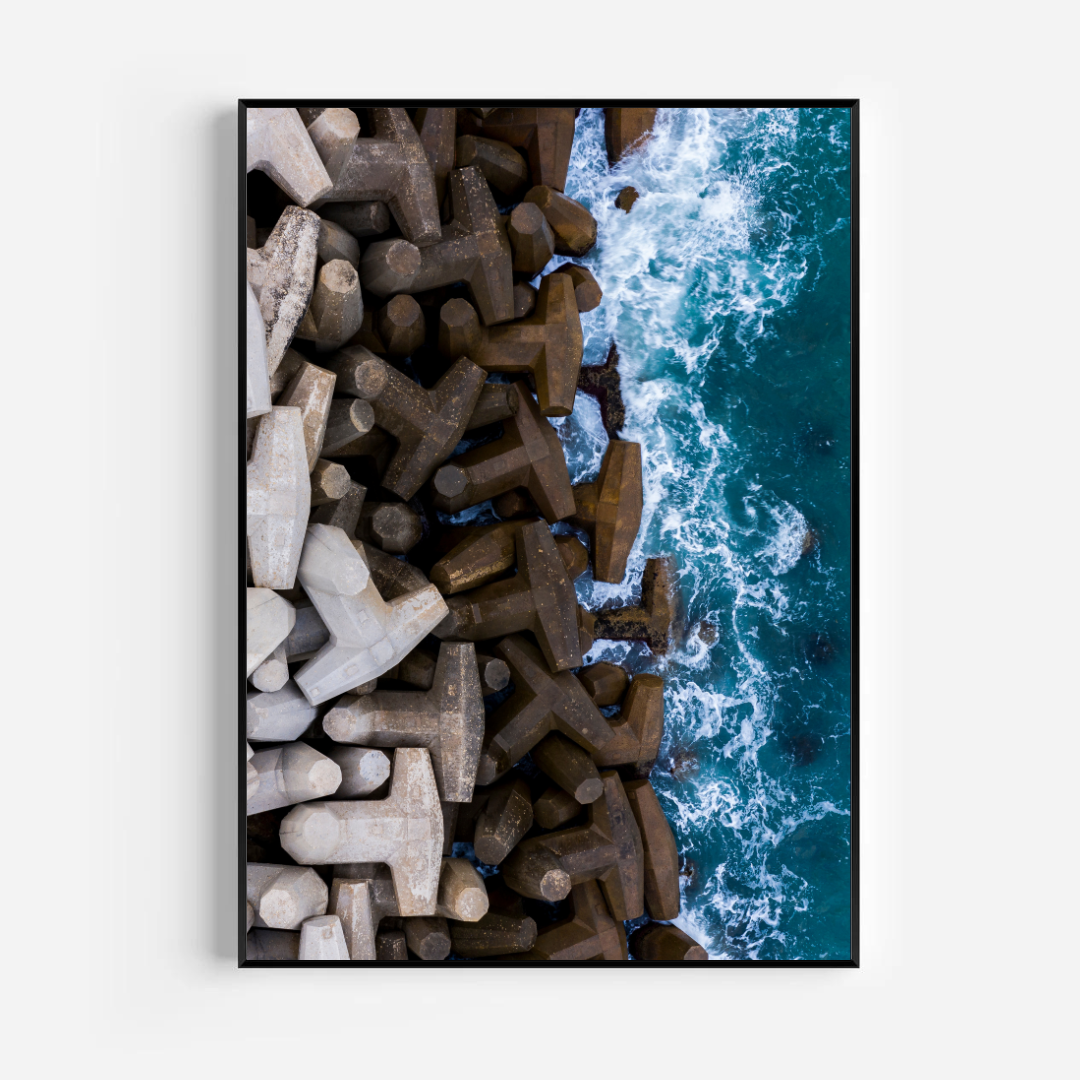 Ashdod Marina Breakwater - by artist Gilad Topaz