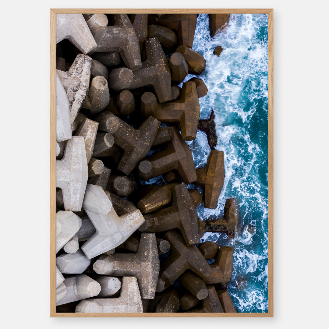 Ashdod Marina Breakwater - by artist Gilad Topaz