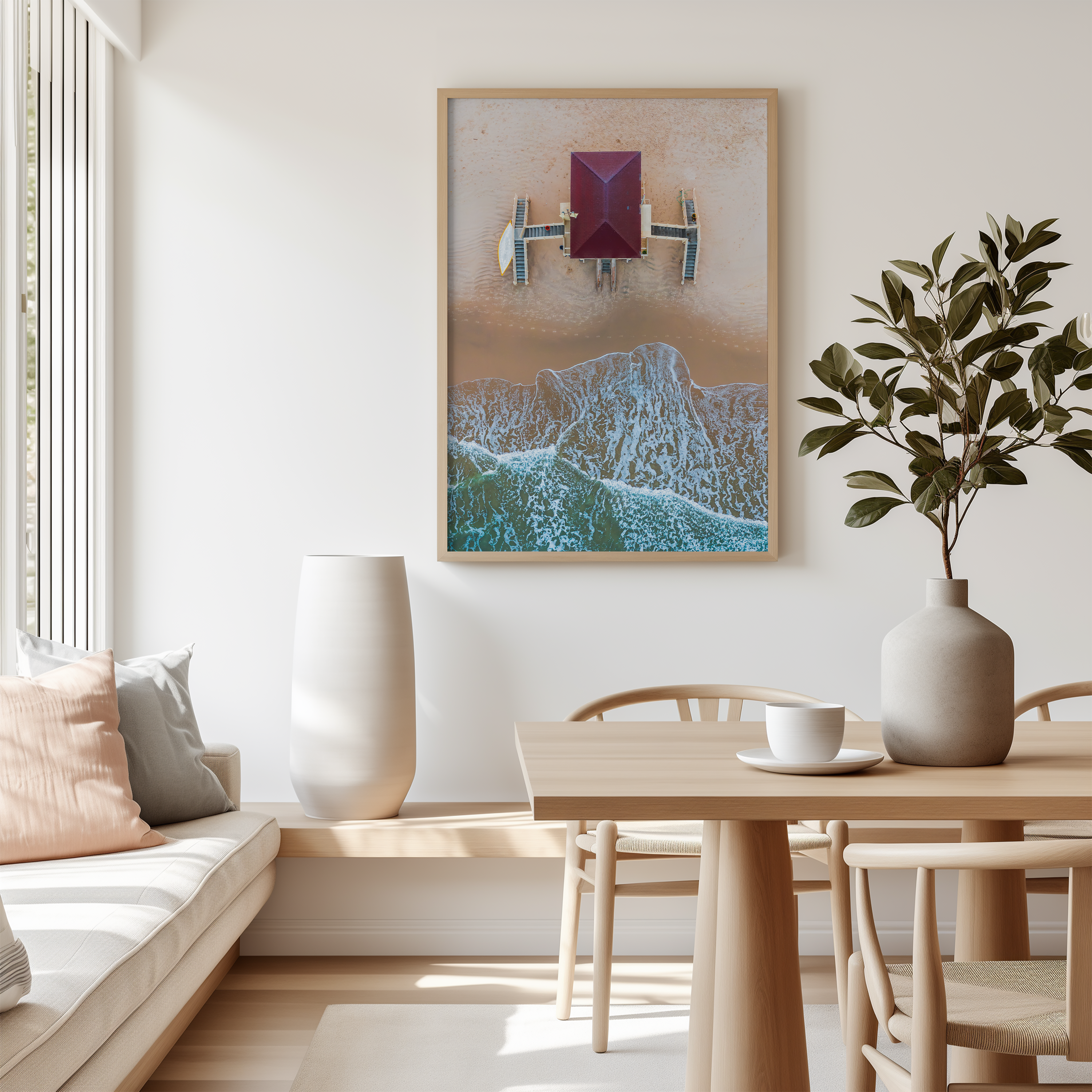 On the beach in Tel Aviv - photography by artist Gilad Topaz