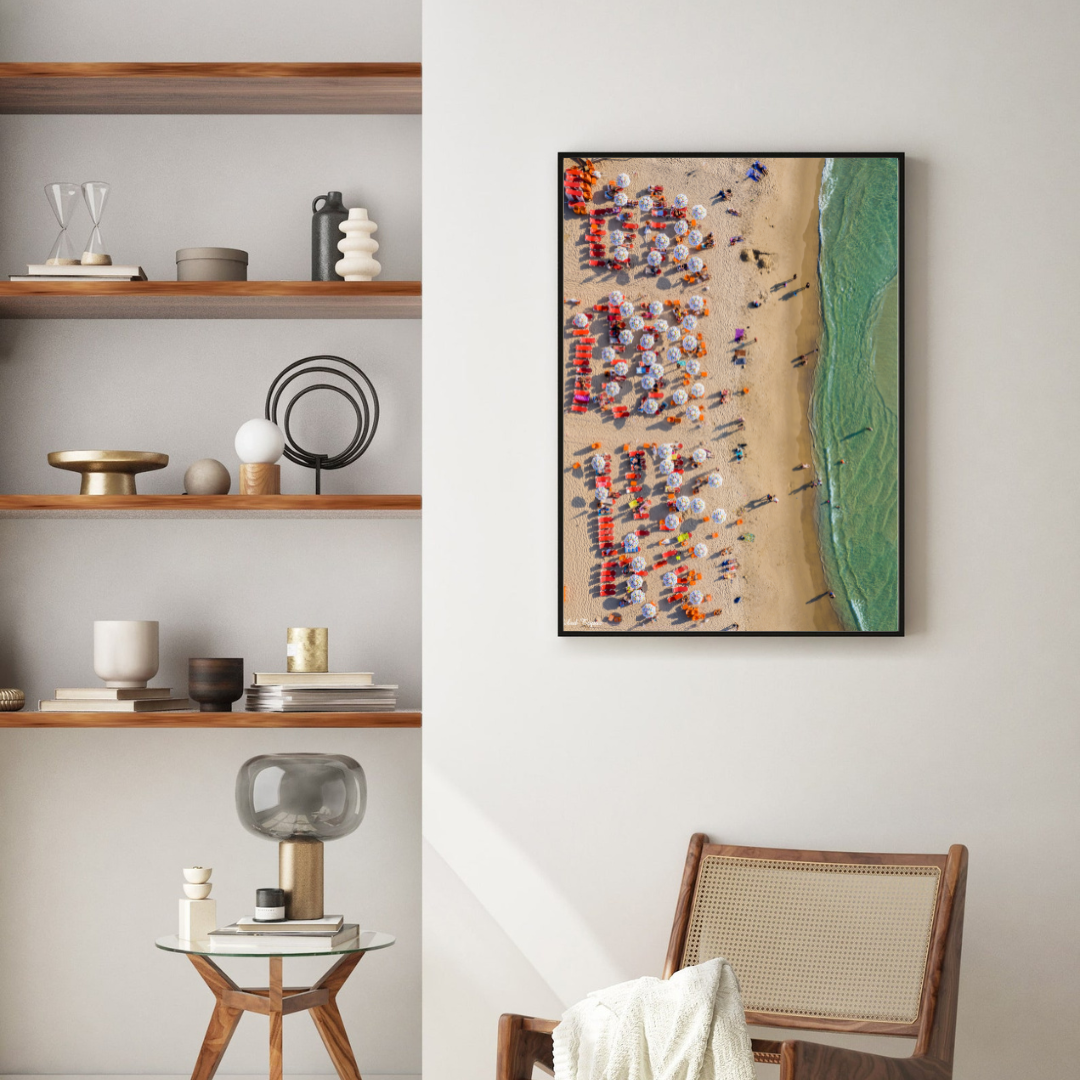 The Beach in Tel Aviv - by artist Gilad Topaz