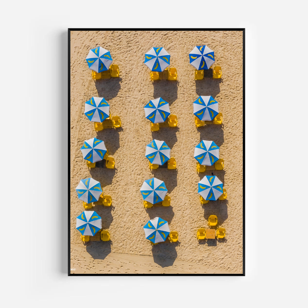Tel Aviv Umbrellas - by artist Gilad Topaz