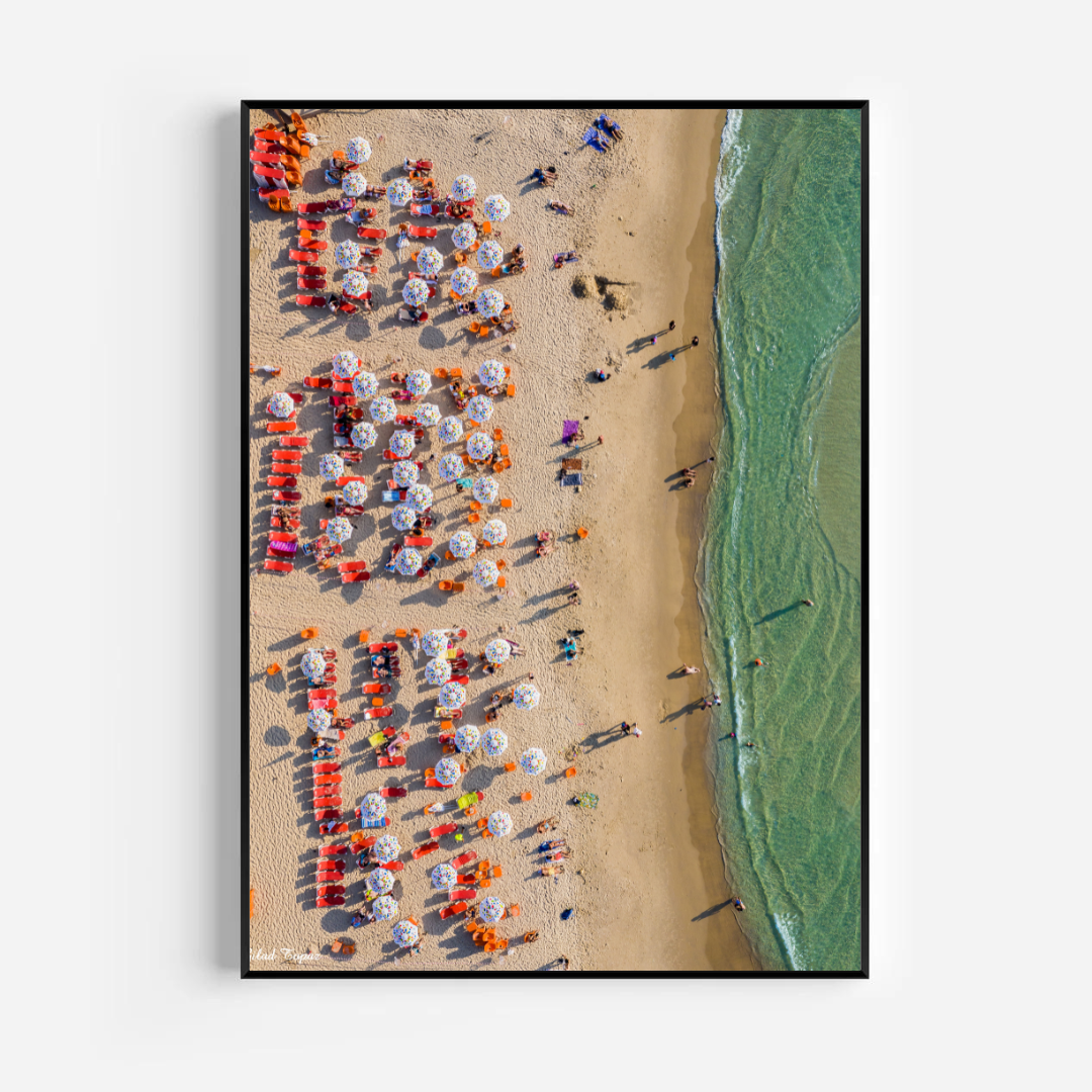 The Beach in Tel Aviv - by artist Gilad Topaz