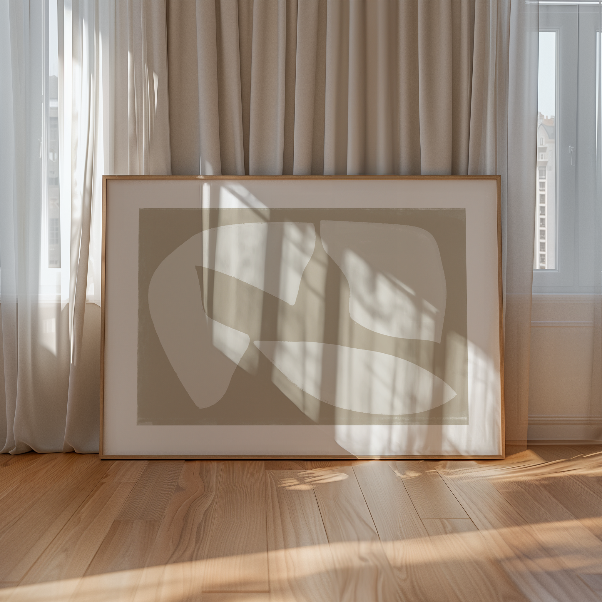 Sil model - canvas + framing