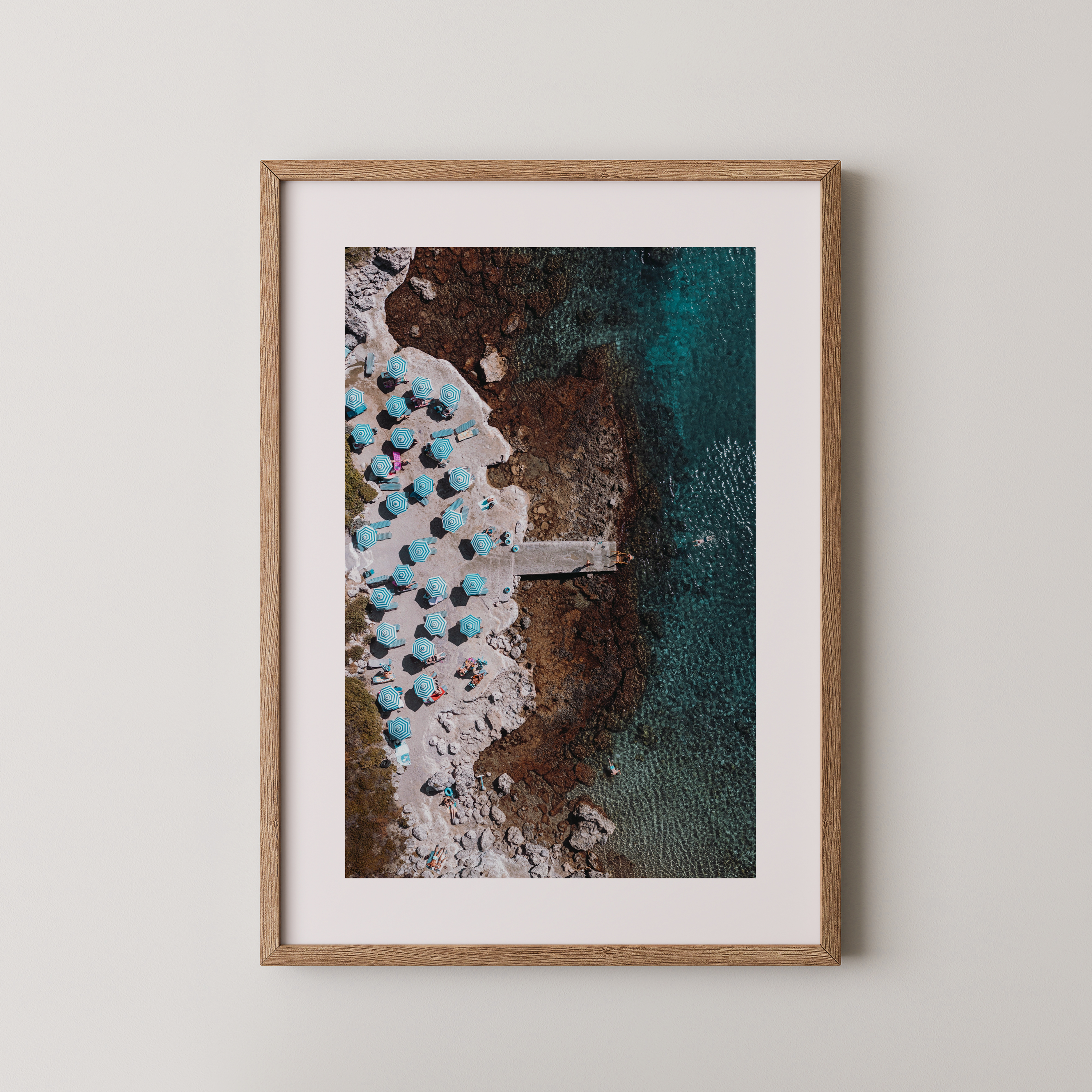Rhodes Beach — Aerial Photography by Shai Ashkenazi