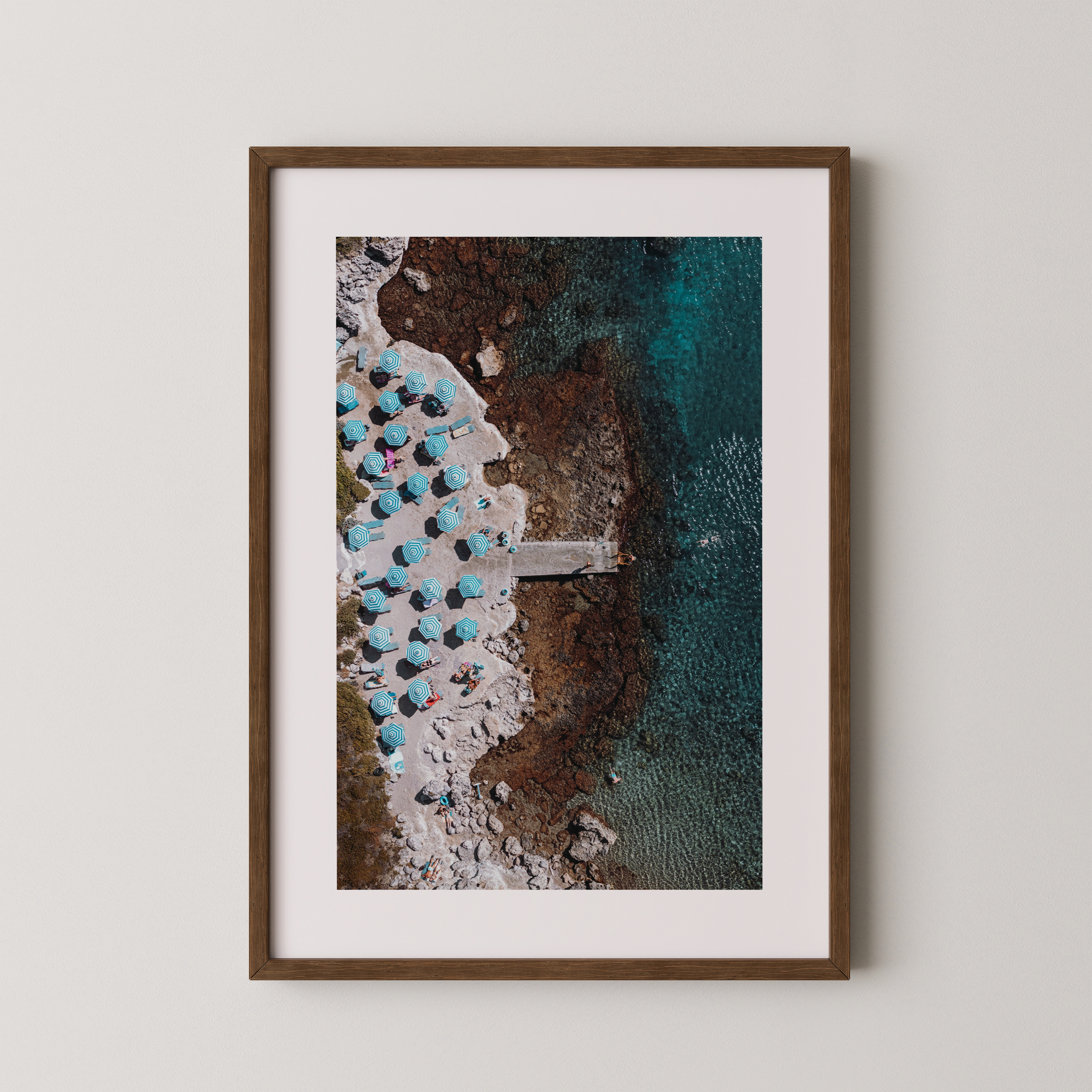 Rhodes Beach — Aerial Photography by Shai Ashkenazi