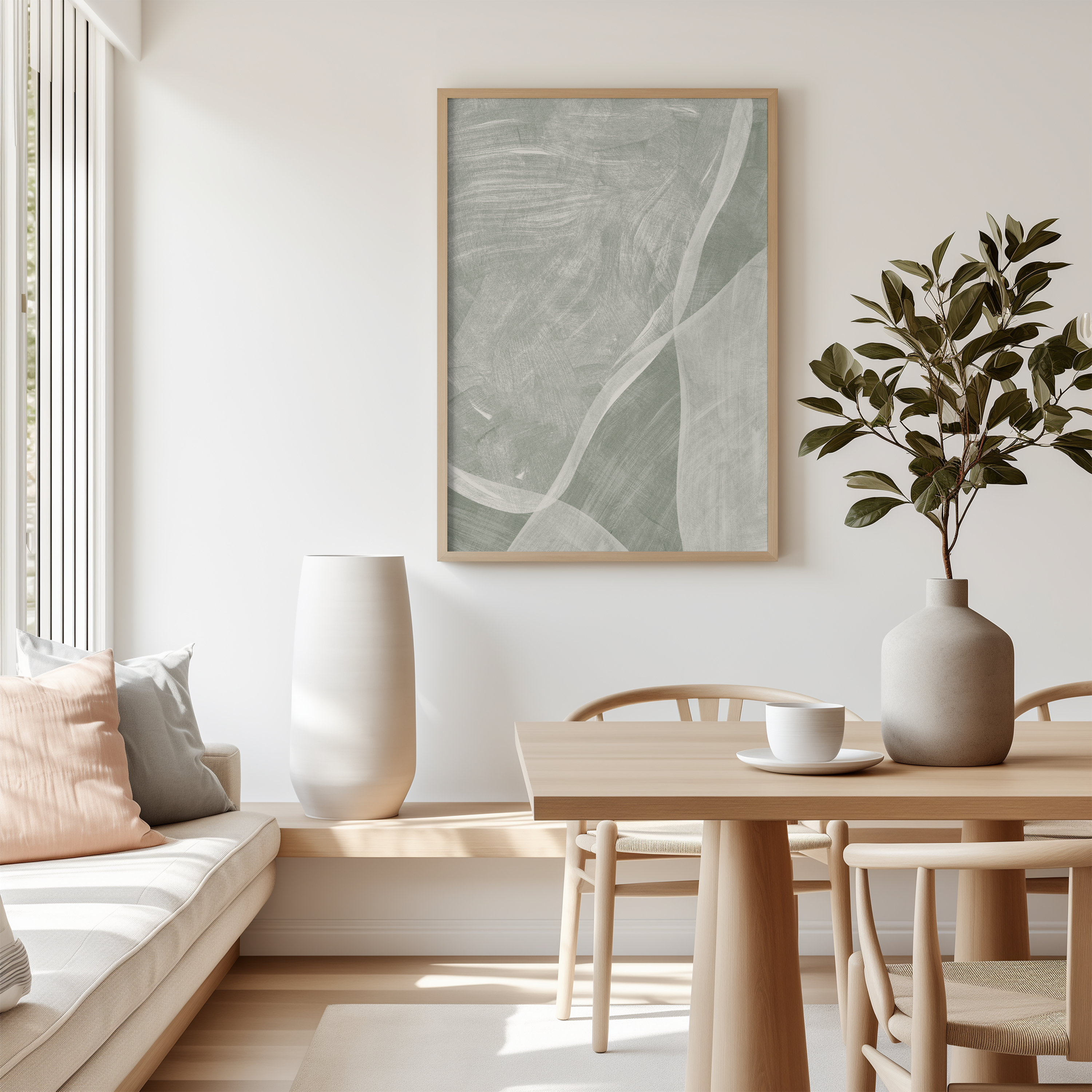 Gillian model - canvas + framing