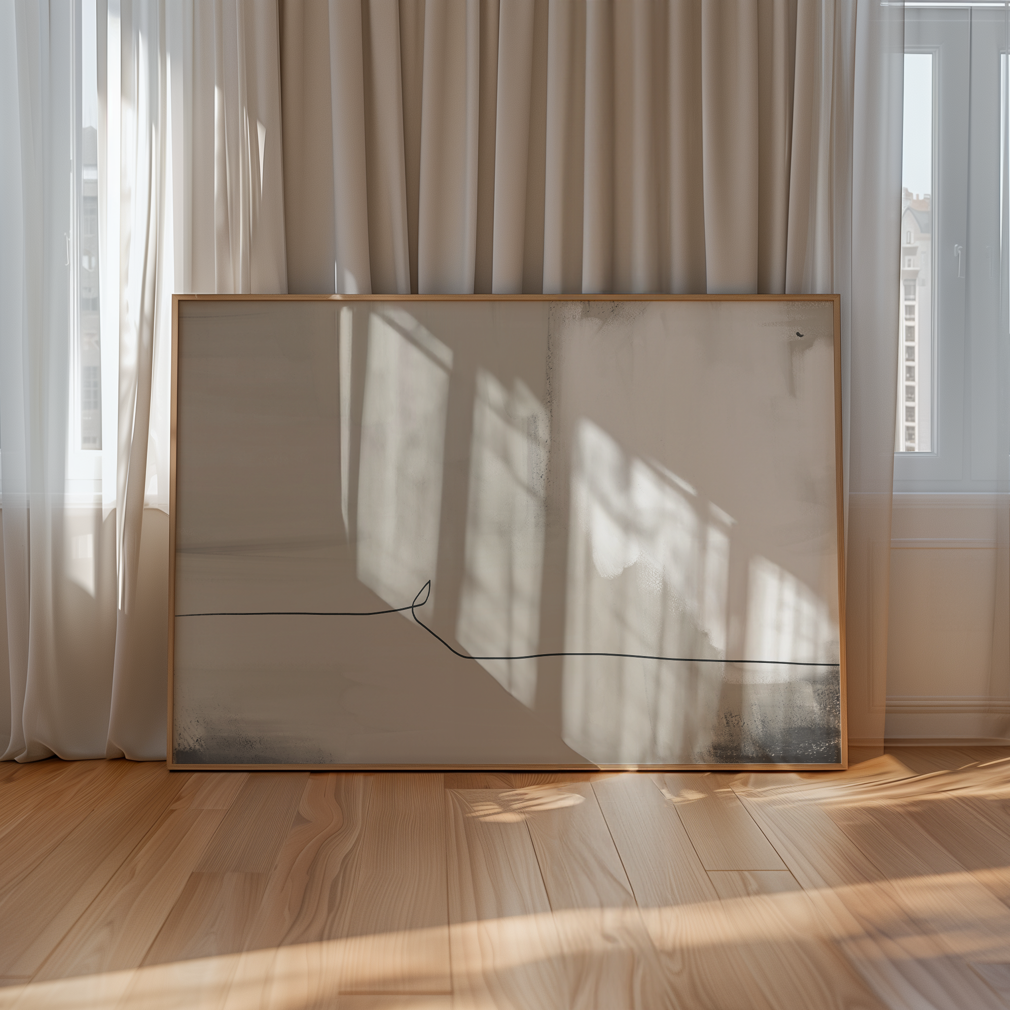 Atis model - canvas + framing