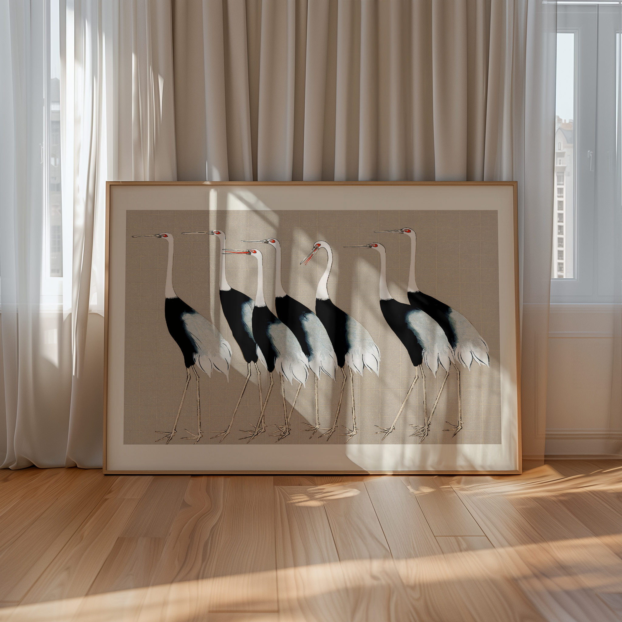 Nadi model - canvas + framing