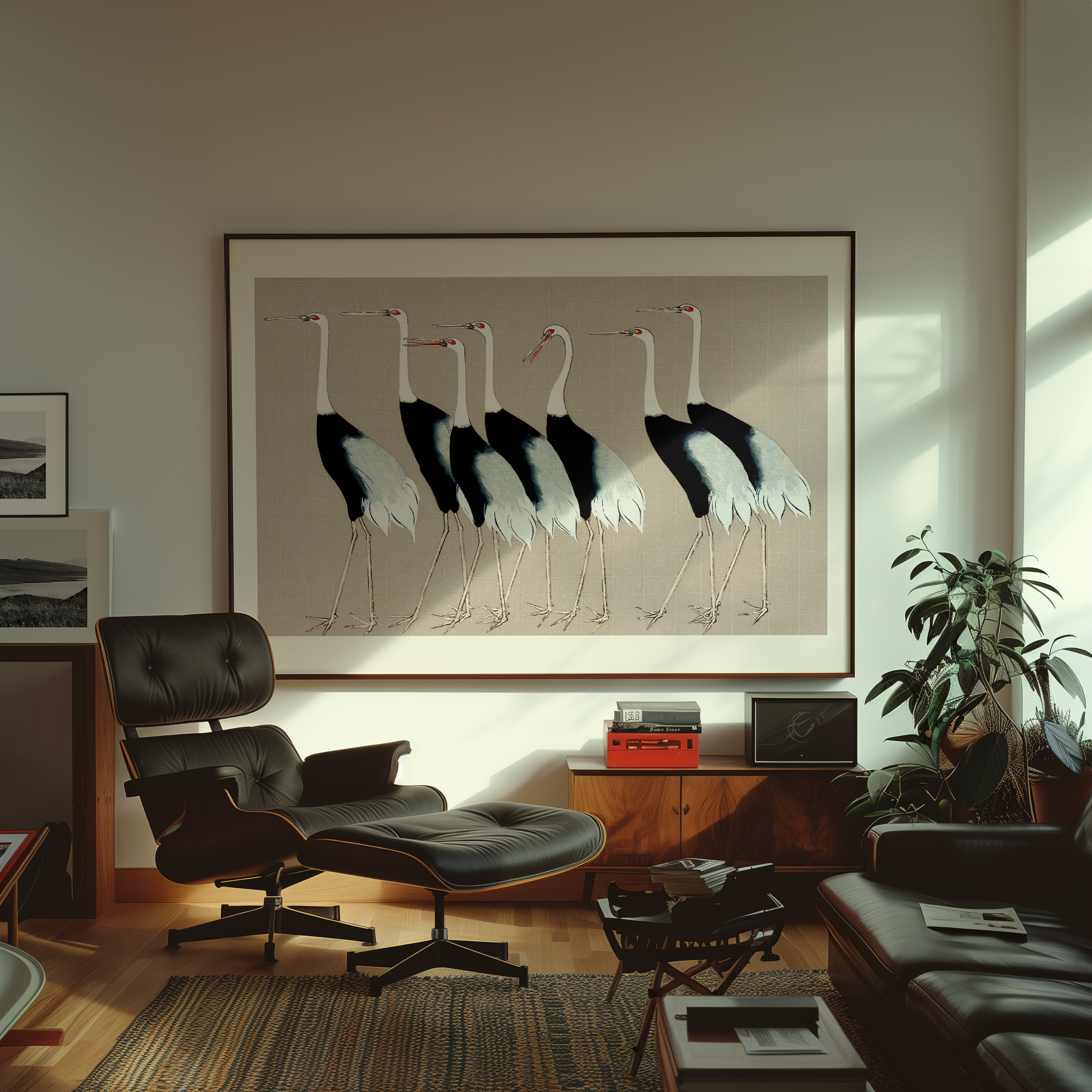 Nadi model - canvas + framing