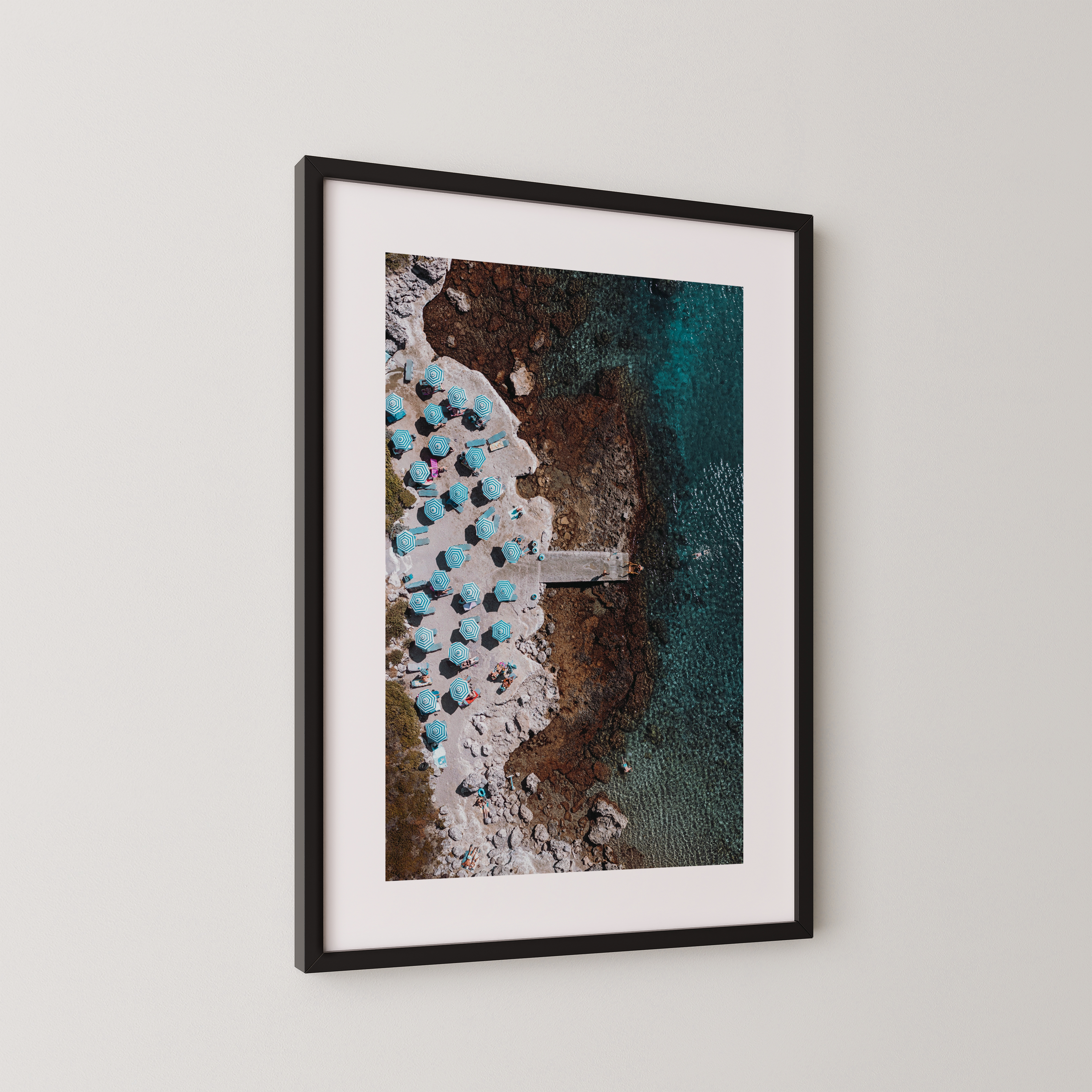 Rhodes Beach — Aerial Photography by Shai Ashkenazi