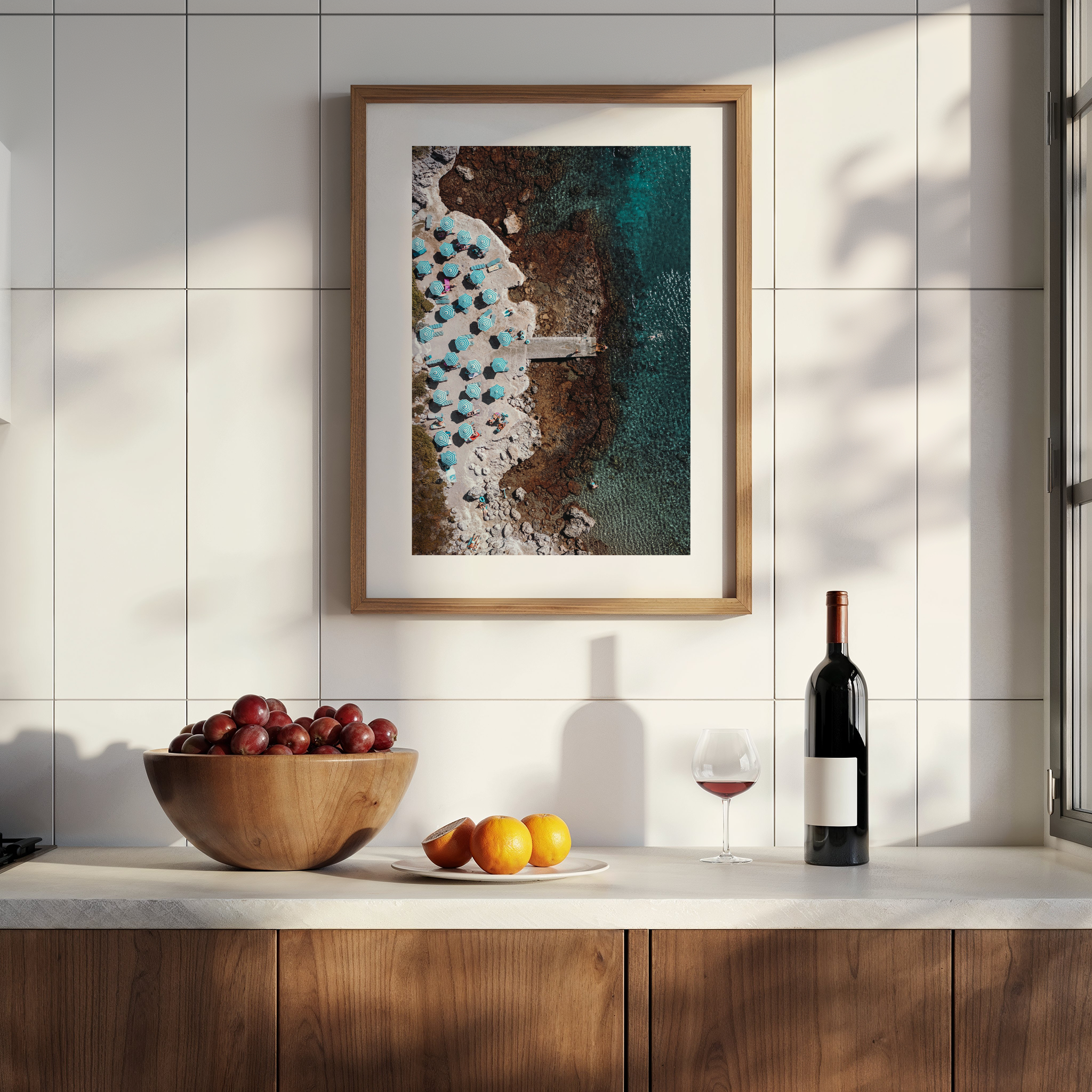 Rhodes Beach — Aerial Photography by Shai Ashkenazi