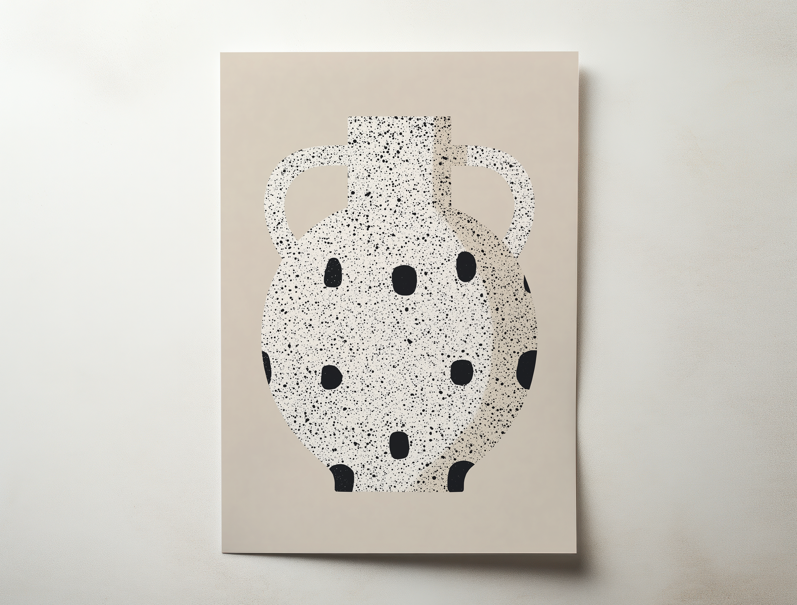 Avelo הוא הדפס אמנות מינימליסטי בהשראת כלי חרס וטקסטורות טבעיות. יצירה שקטה, מודרנית ועל־זמנית לכל חלל.