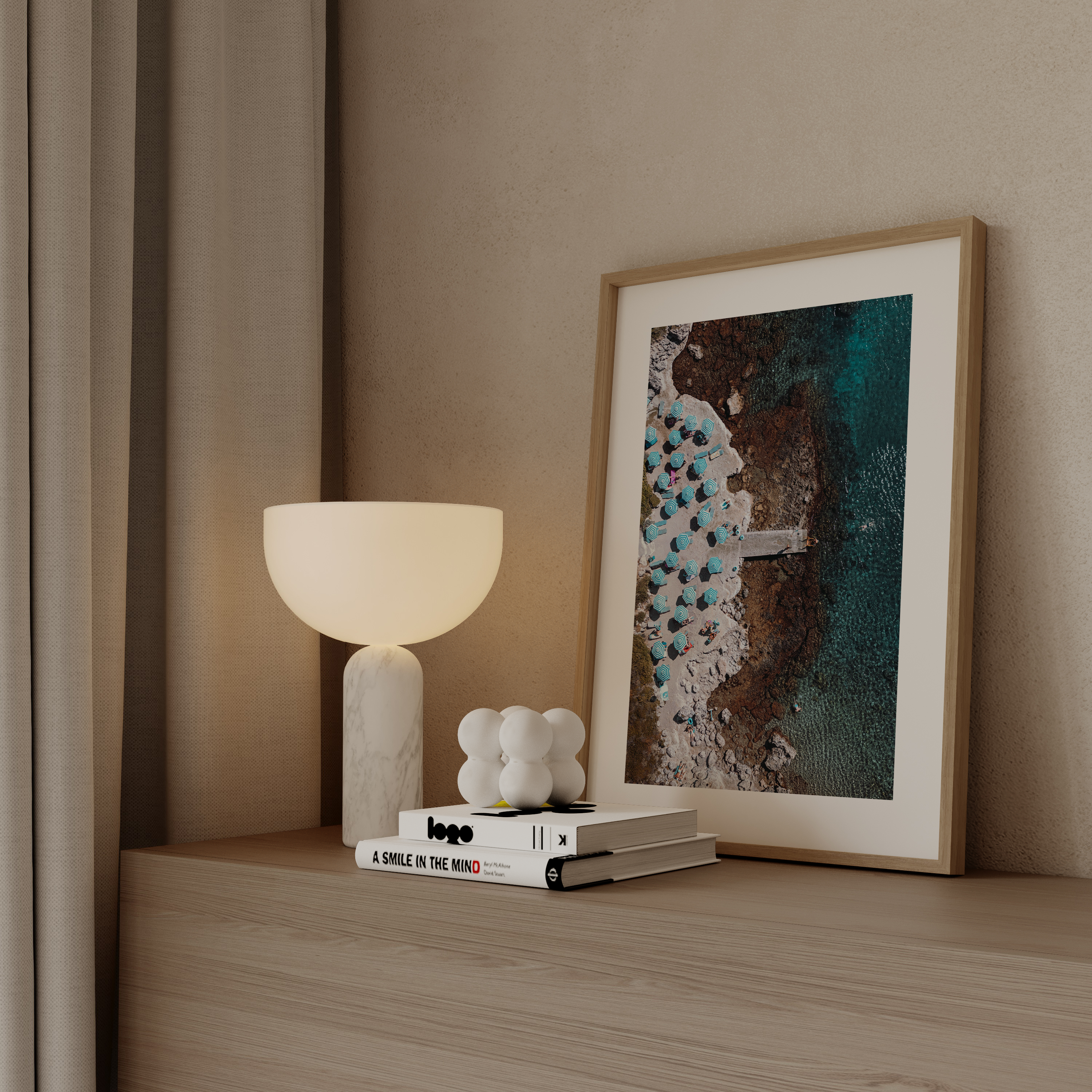 Rhodes Beach — Aerial Photography by Shai Ashkenazi