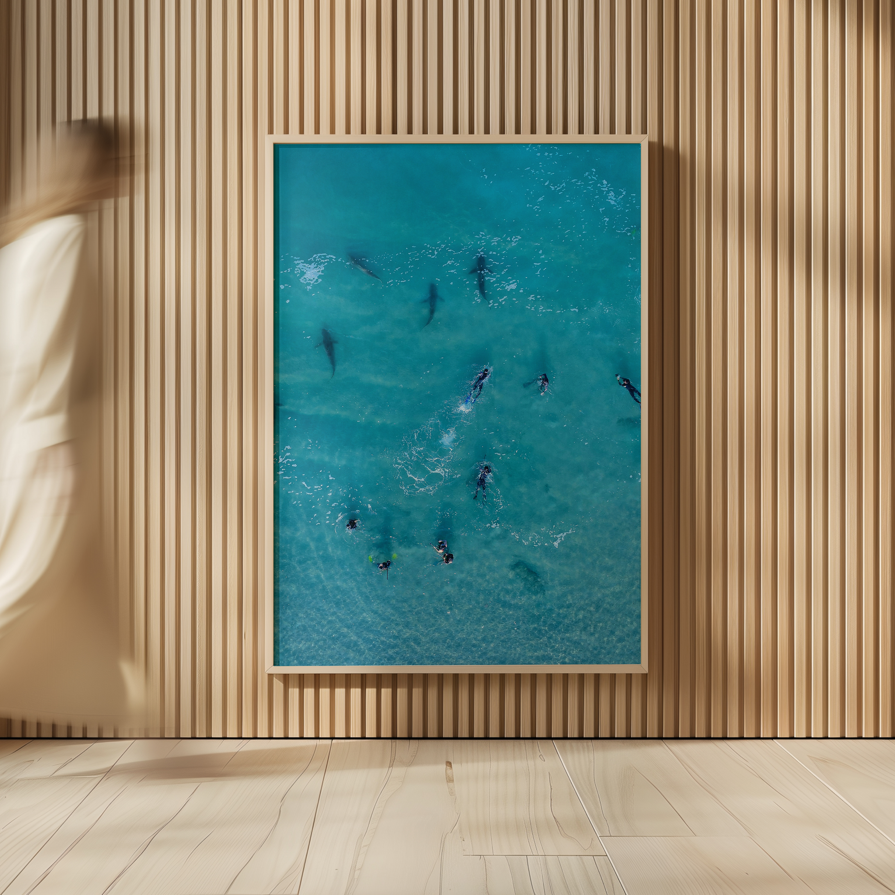 Playing with Sharks - Photography by artist Chen Kalifa Levy