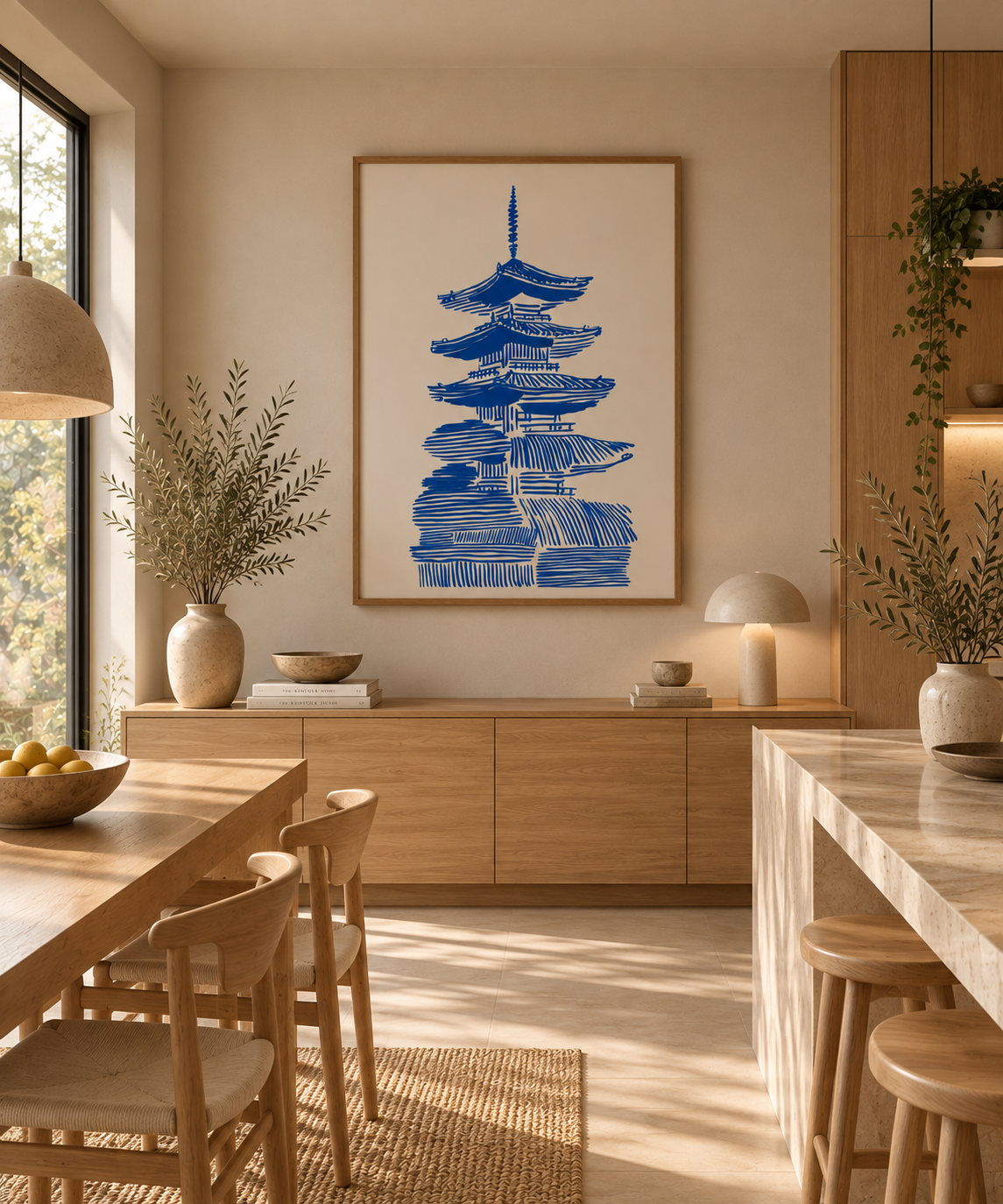 PAGODA BLUE | Danielle Barlot