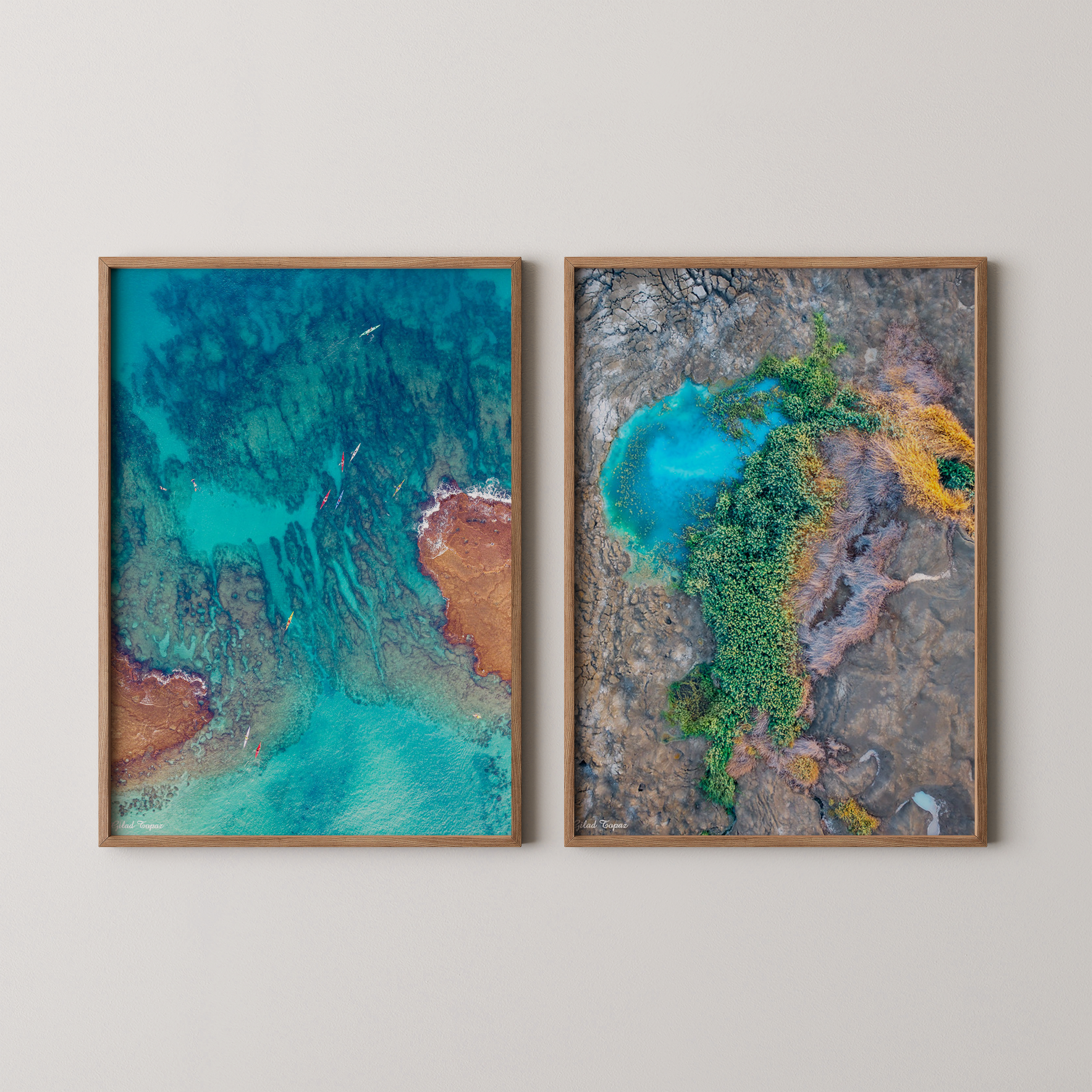 החוף והבולען סט צילומים של גלעד טופז