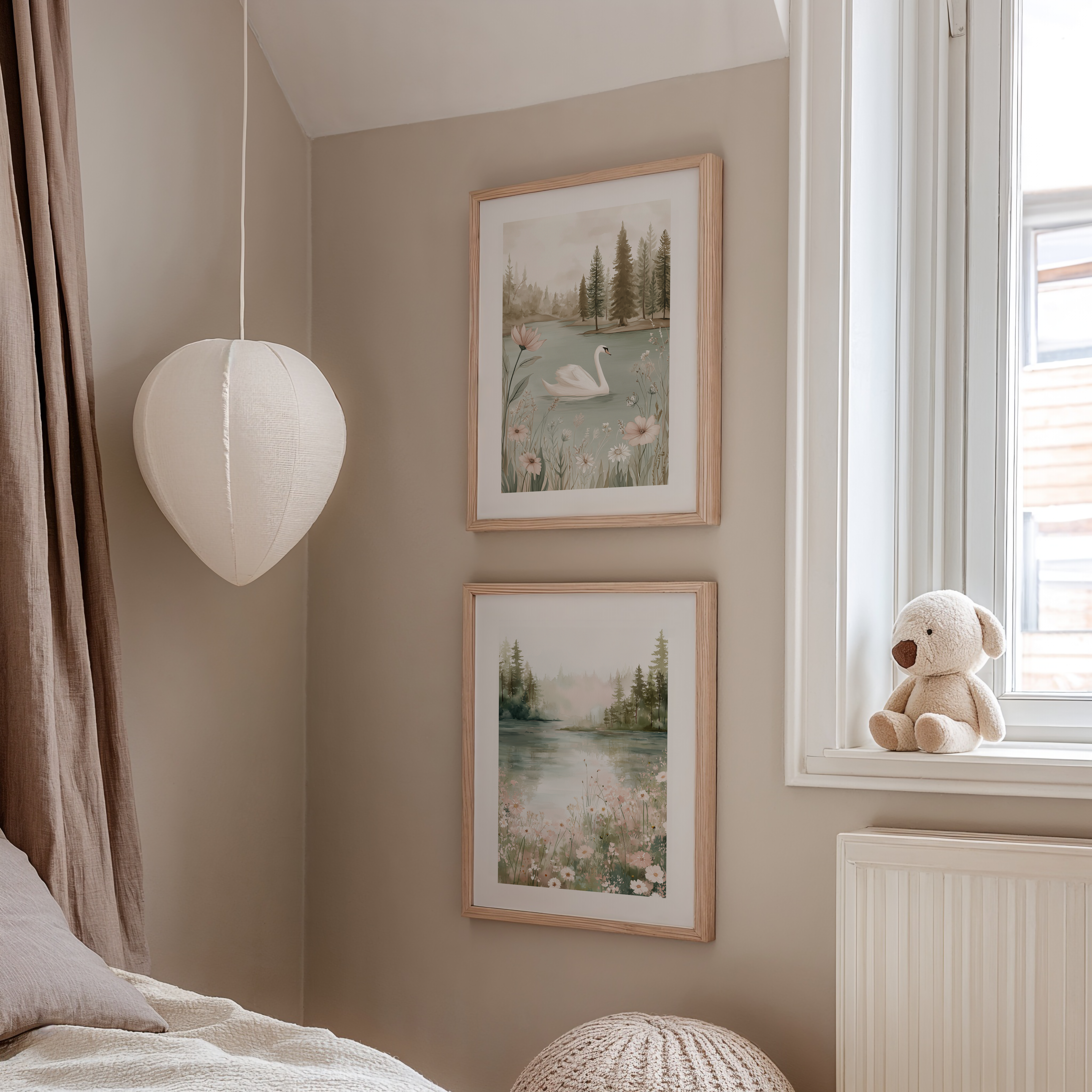 Set of pictures for children's rooms, Bloomey model