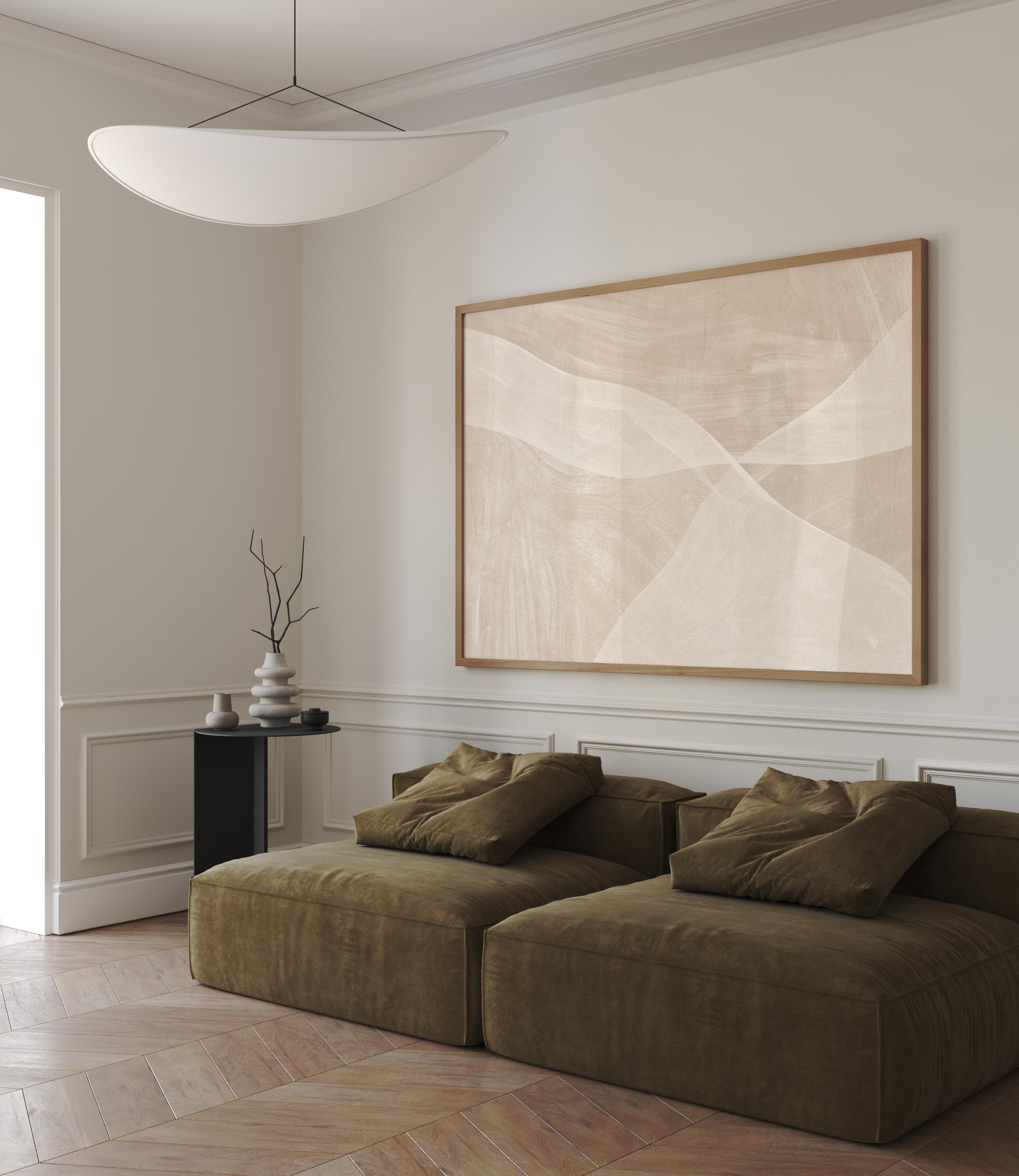 Carmen model horizontal - canvas + framing