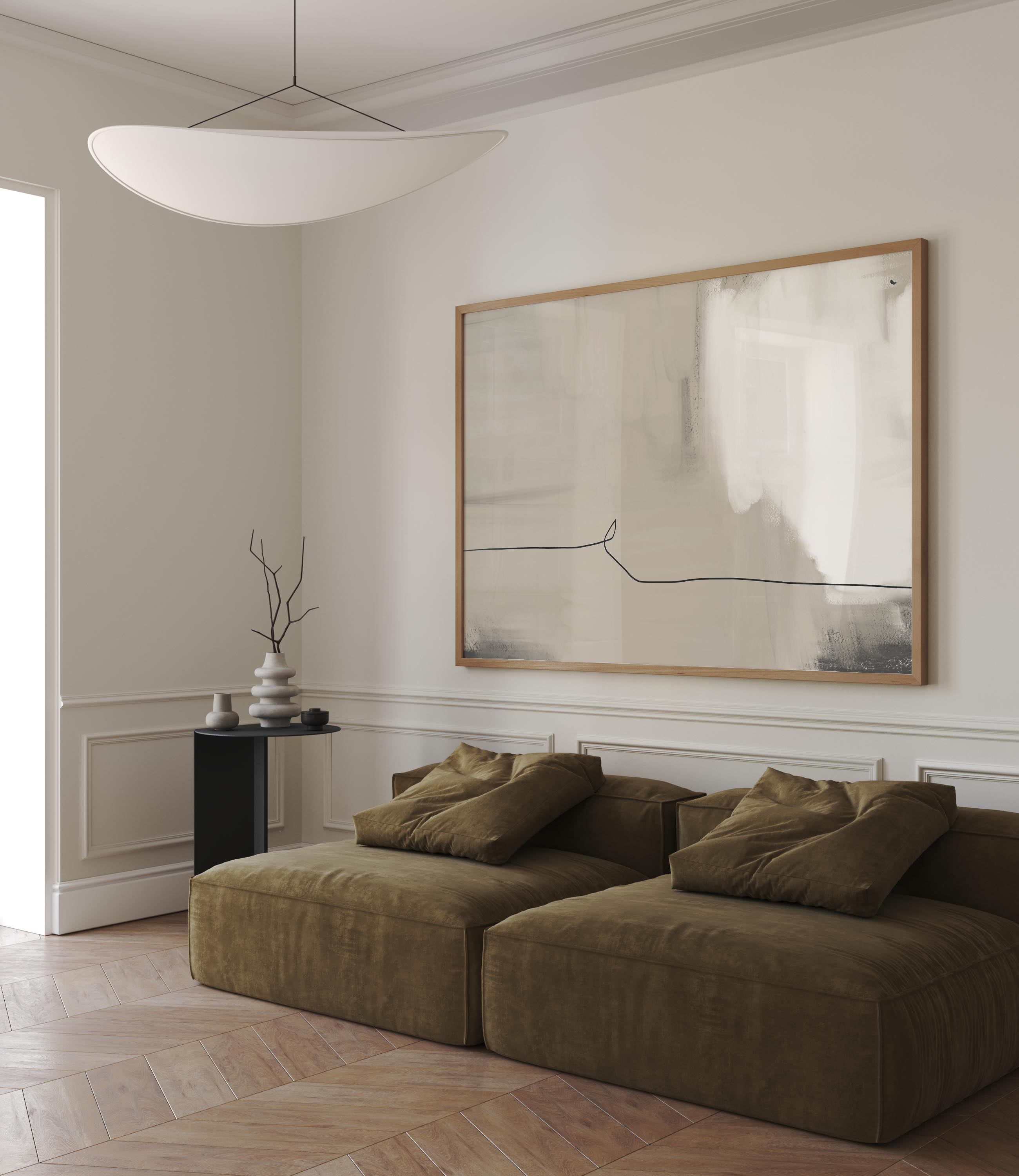 Atis model - canvas + framing