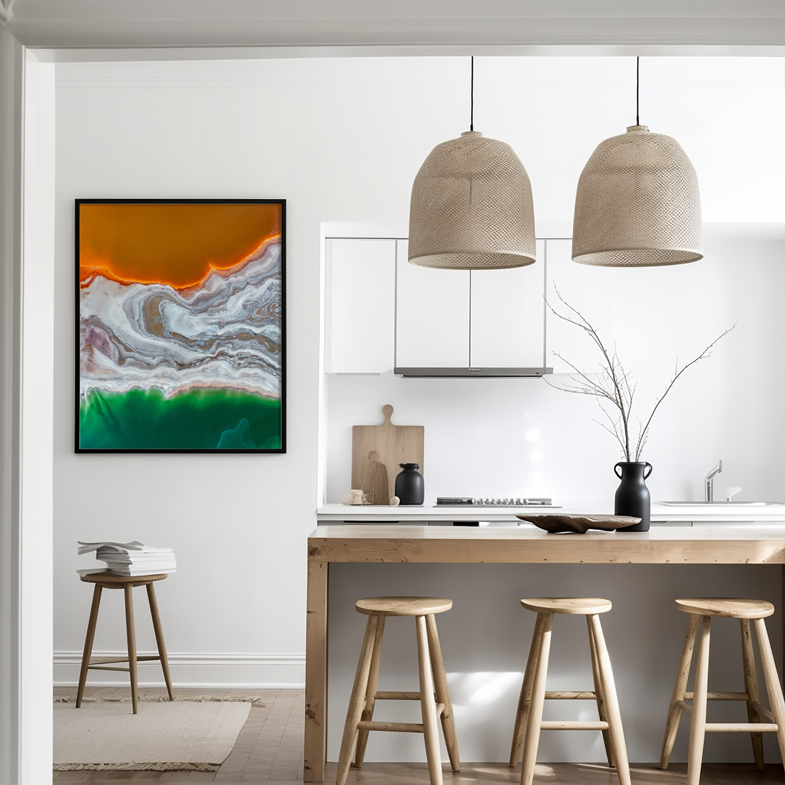 The Hidden Lake in the Dead Sea - by artist Gilad Topaz