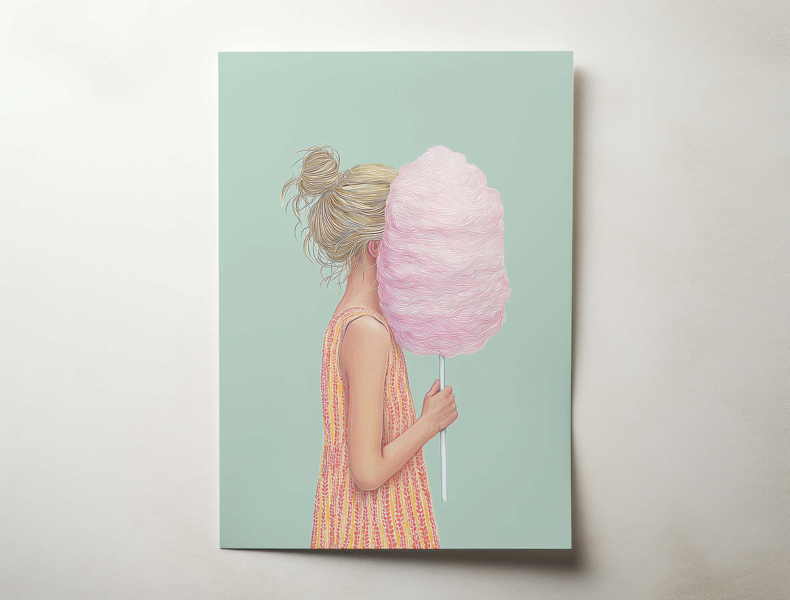 קנדיס – הדפס אמנותי עדין בעיצוב מודרני