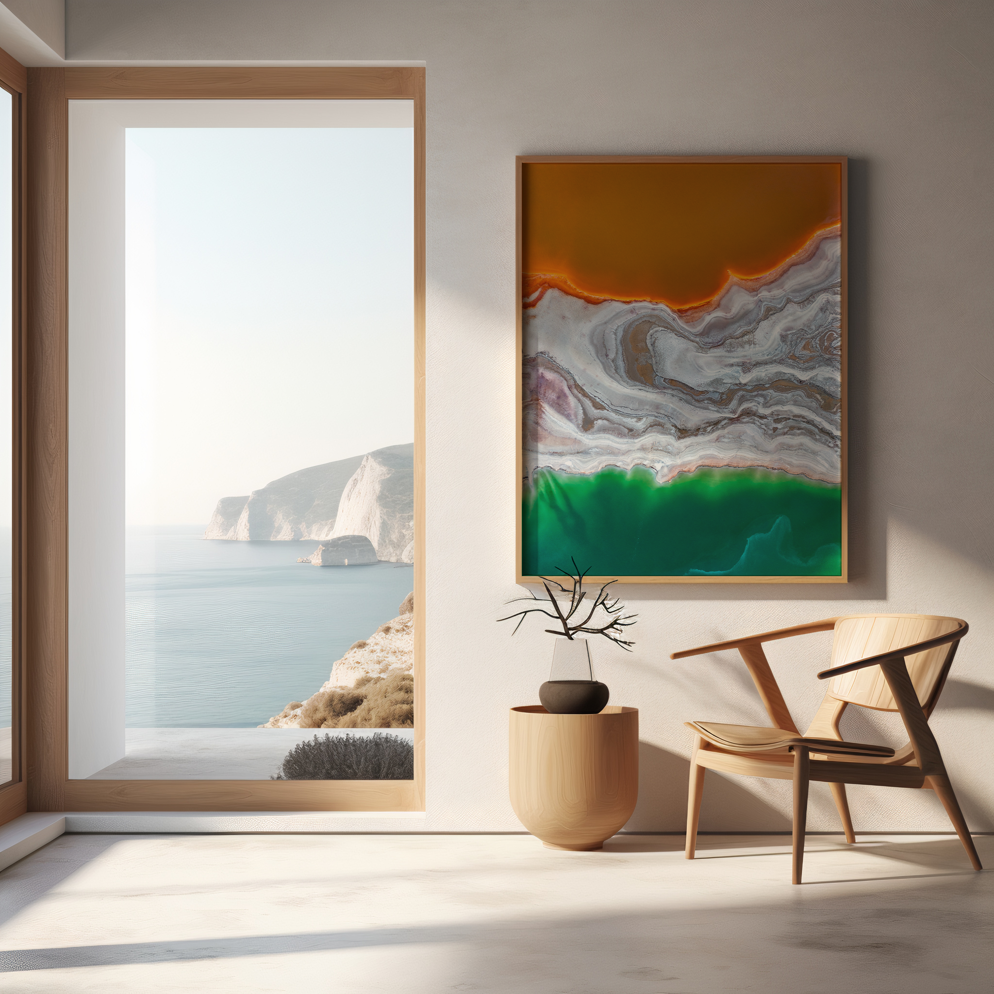 The Hidden Lake in the Dead Sea - by artist Gilad Topaz