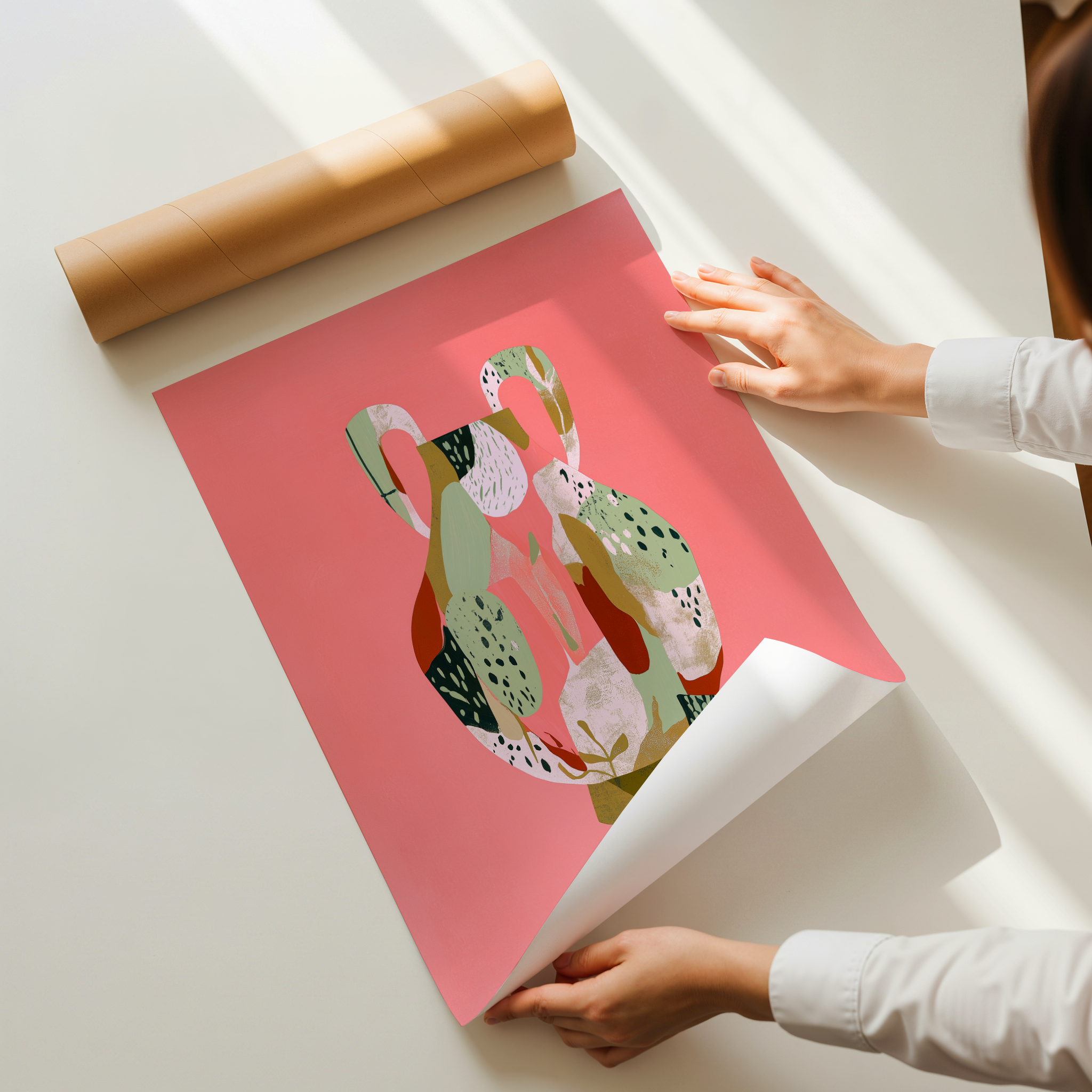 הדפס אומנות דגם Serinova