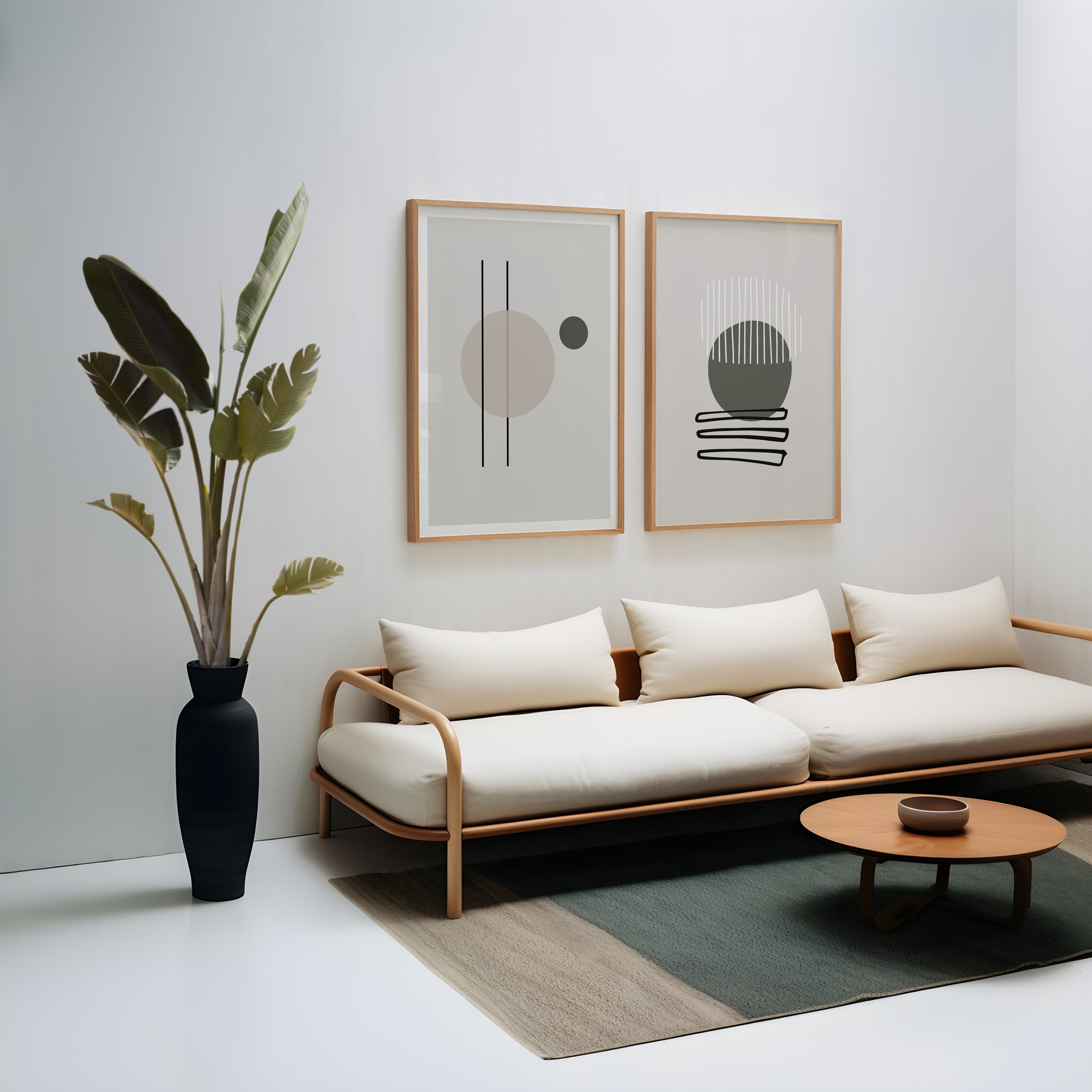 A set of pictures for the living room, model Glance