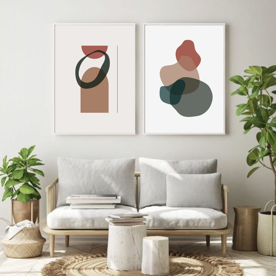 סט תמונות לסלון דגם לבון