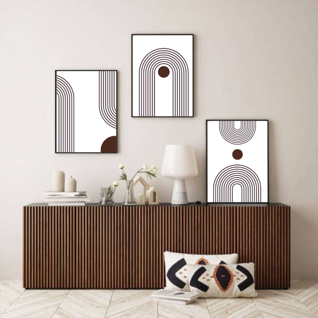 סט תמונות נורדיות לסלון