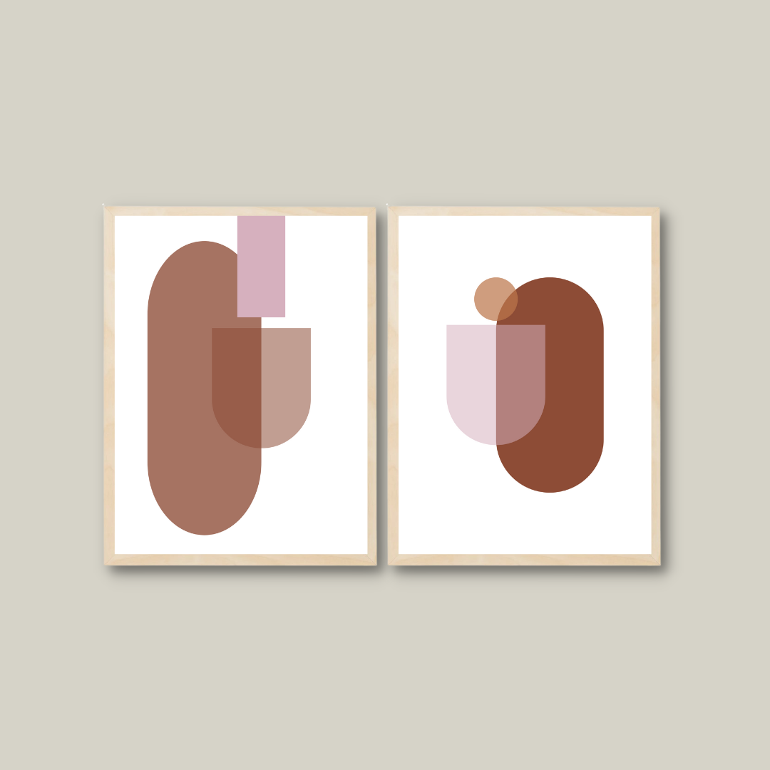 סט תמונות בעיצוב מודרני לסלון