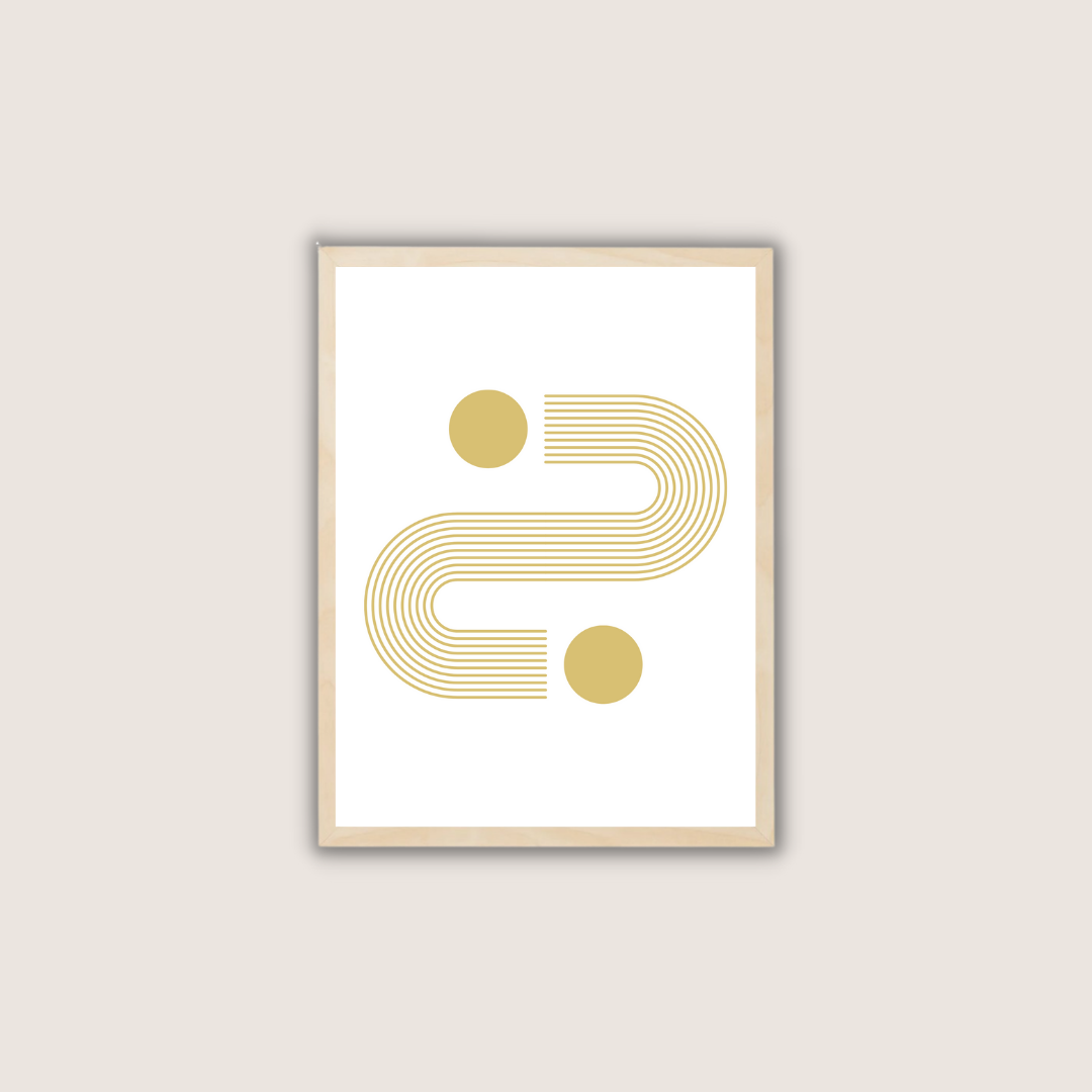 סט תמונות קיר לסלון בסגנון בוהו דגם BERY