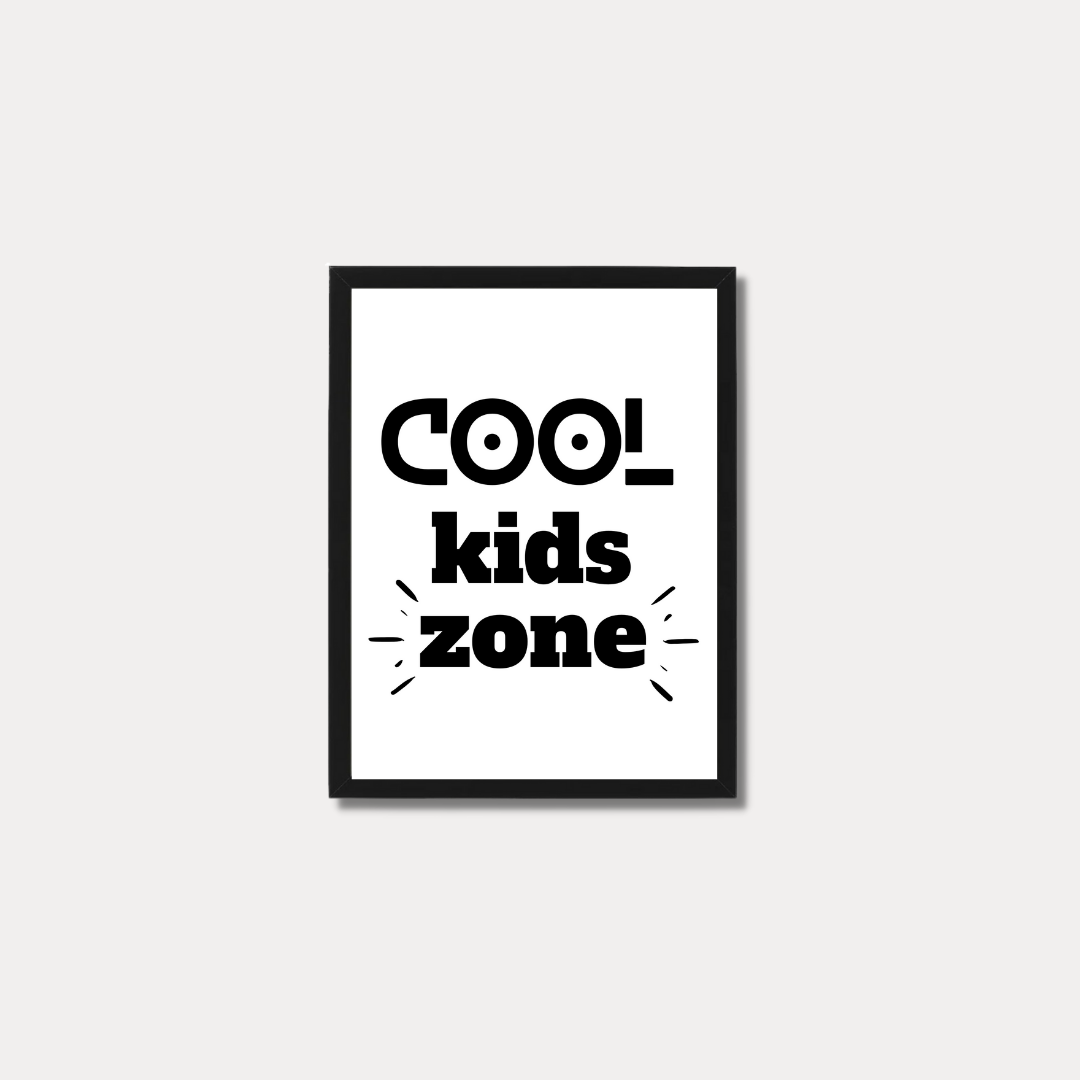 COOL KIDS Picture Set for Children's Room Model