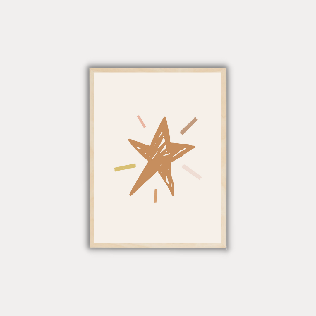 SUPER STAR Picture Set for Children's Room Model