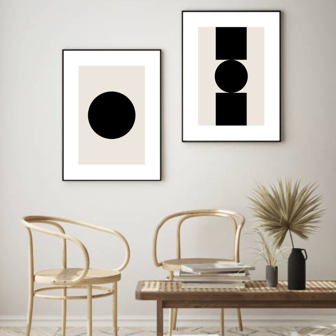 סט תמונות לסלון דגם המריק