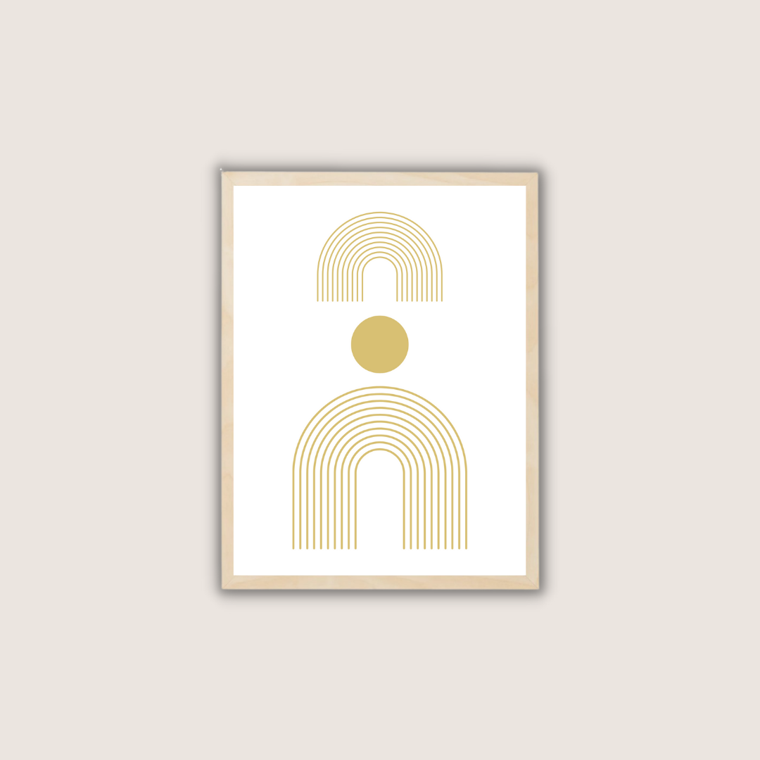 סט תמונות קיר לסלון בסגנון בוהו דגם BERY