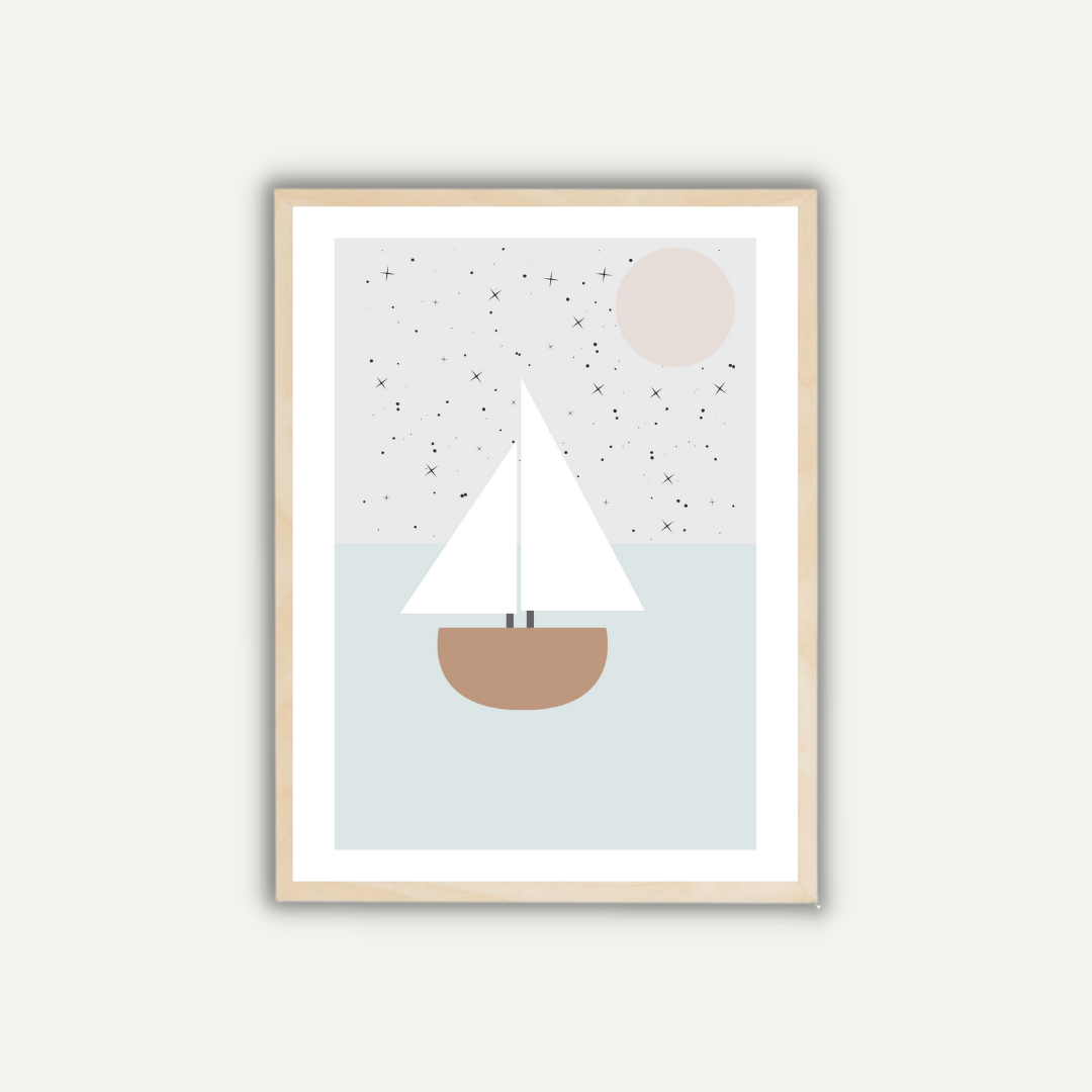ME&THE SEA Picture Set for Children's and Babies' Rooms Model