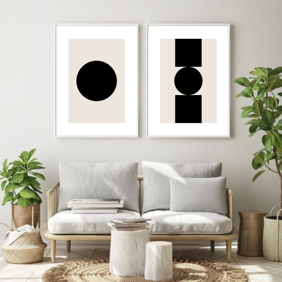 סט תמונות לסלון דגם המריק