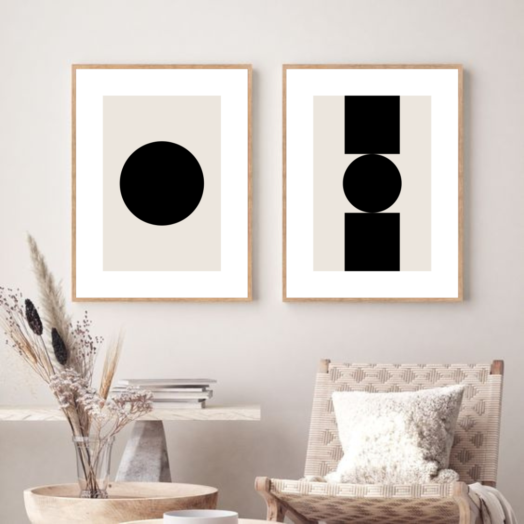 סט תמונות לסלון דגם המריק