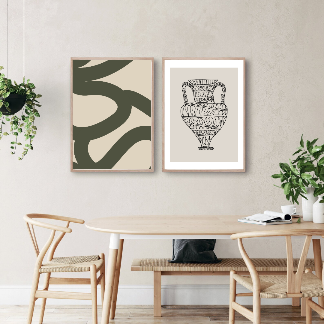 סט תמונות לסלון דגם הנינג